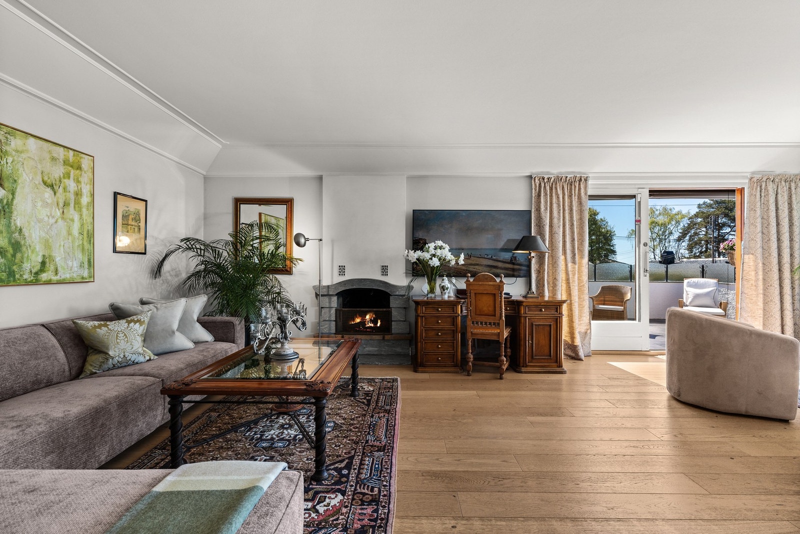 Vannbåren varme i gulvene. Galleribilde