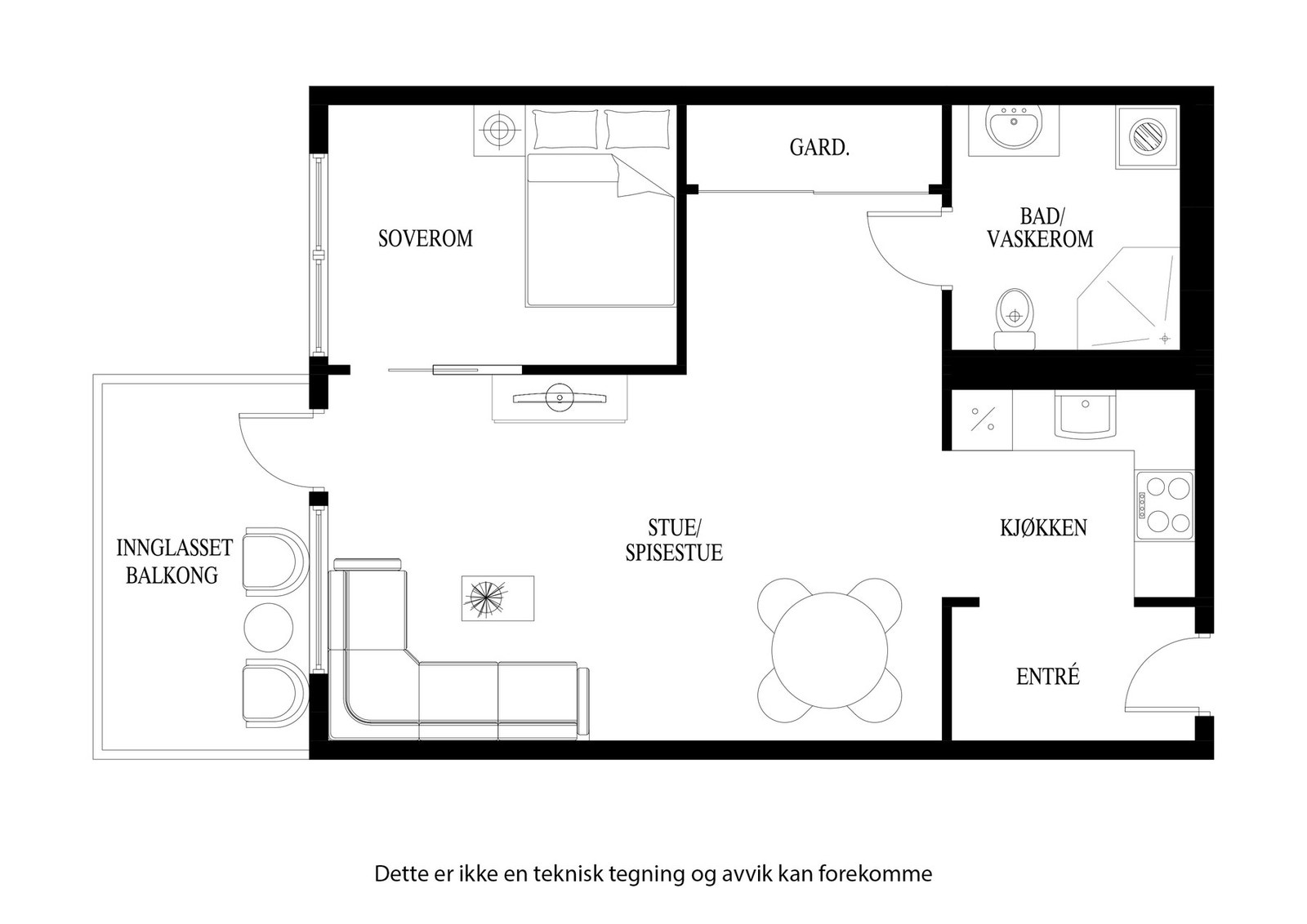 Plantegning Galleribilde