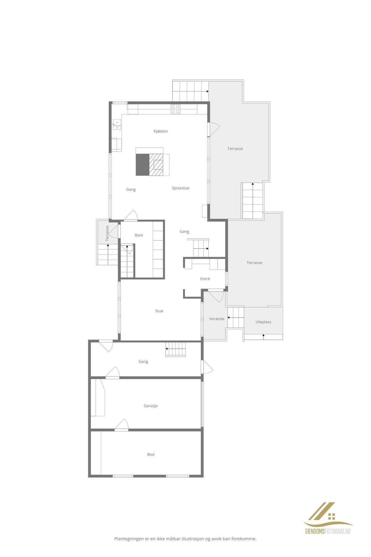 Plantegning Galleribilde