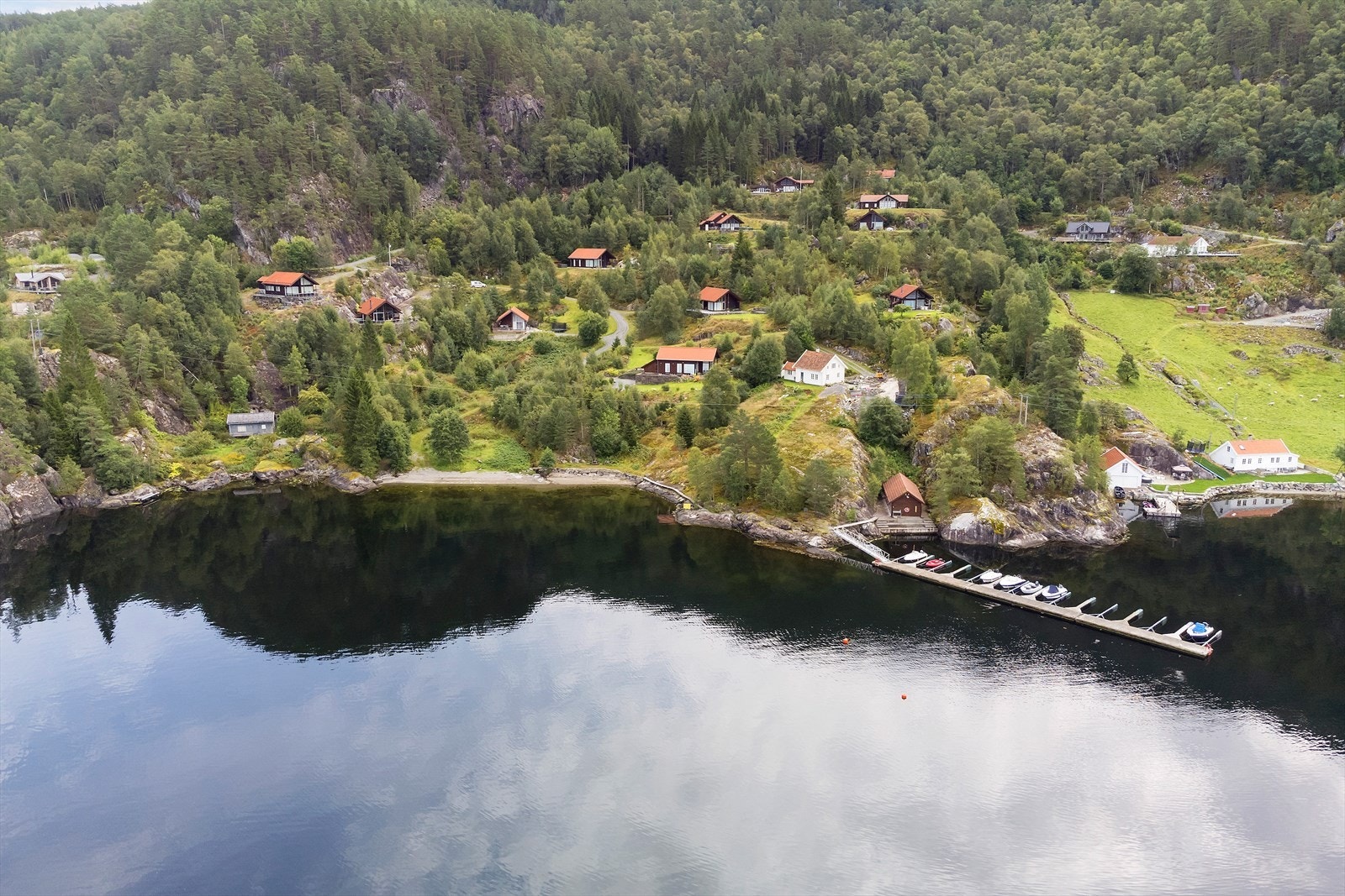Oversikt hyttefelt Galleribilde