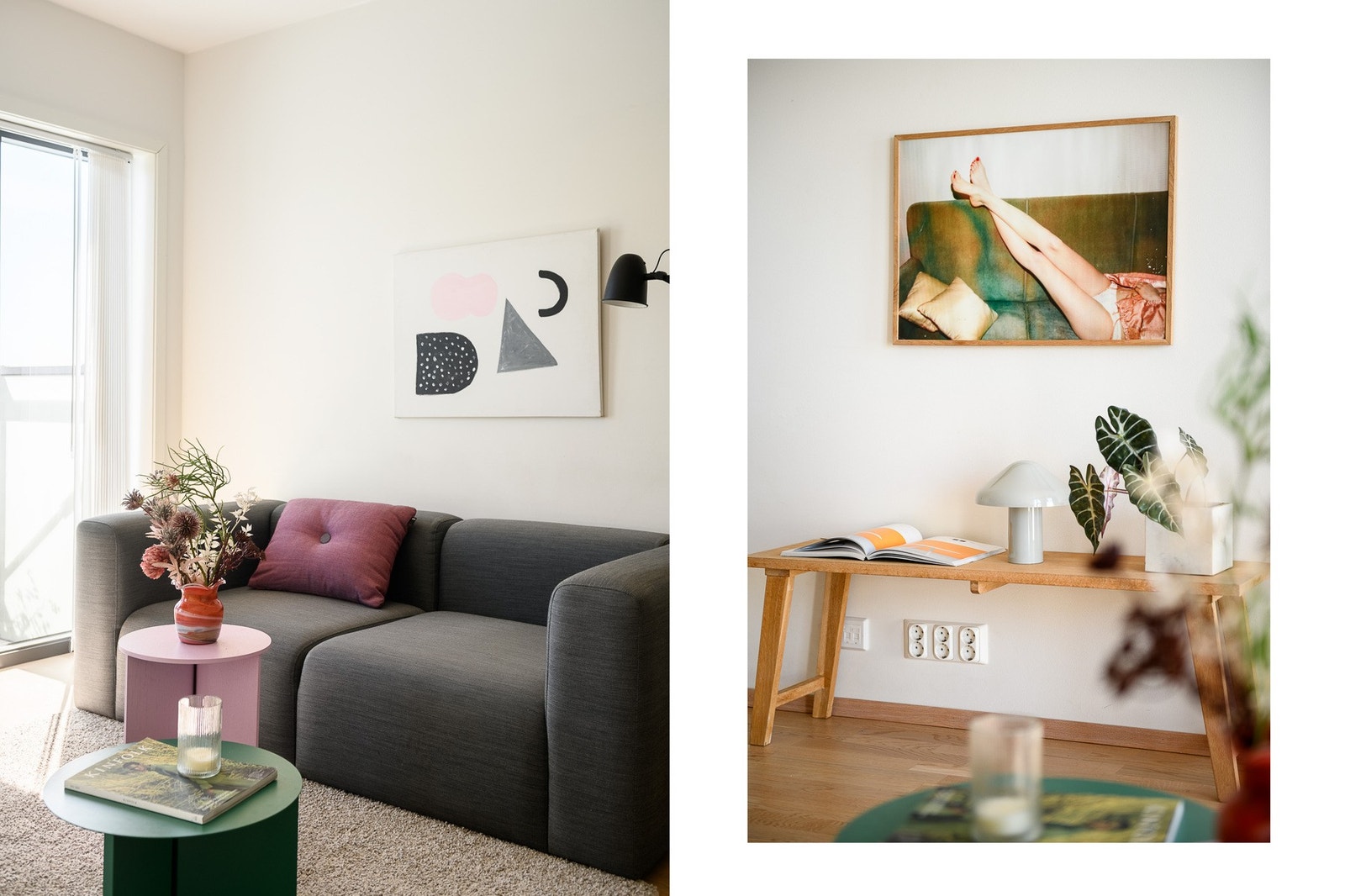 Den åpne planløsningen gir mange møbleringsmuligheter og en naturlig flyt mellom de ulike sonene. Galleribilde