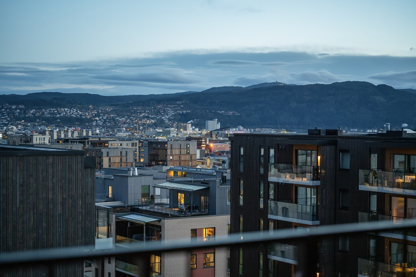 Utsikt mot sentrum. Galleribilde