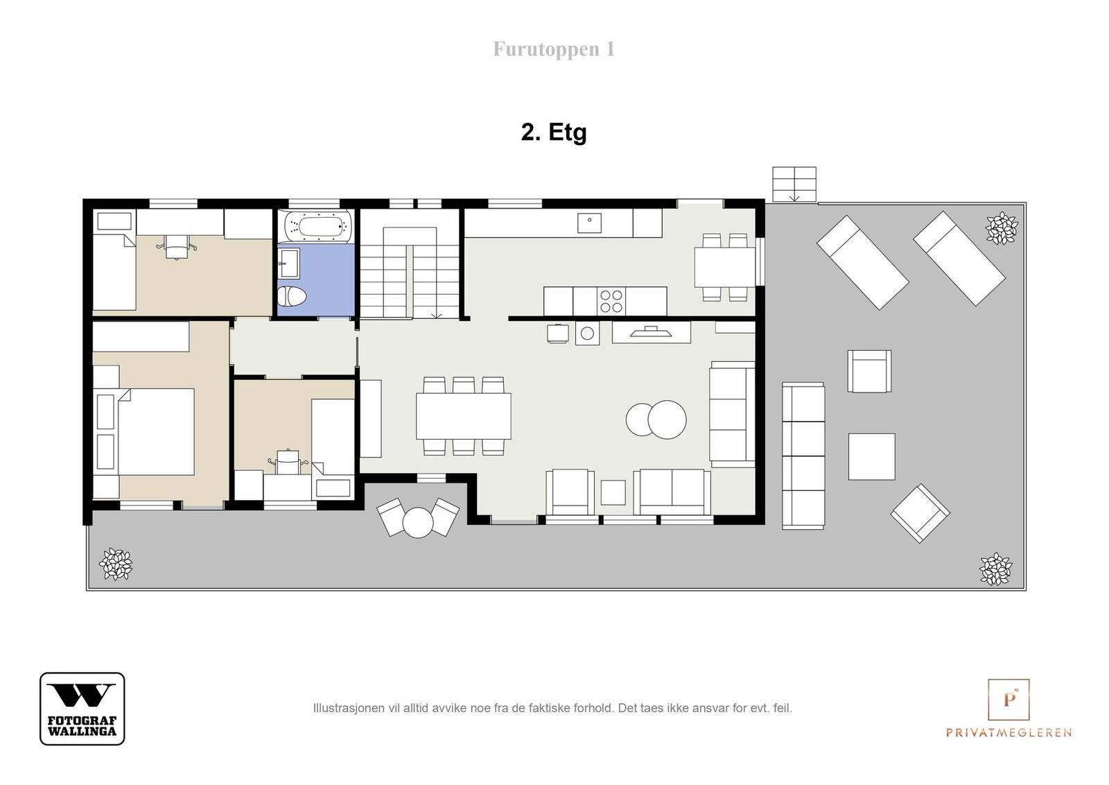 Plantegning 2. etasje. Galleribilde