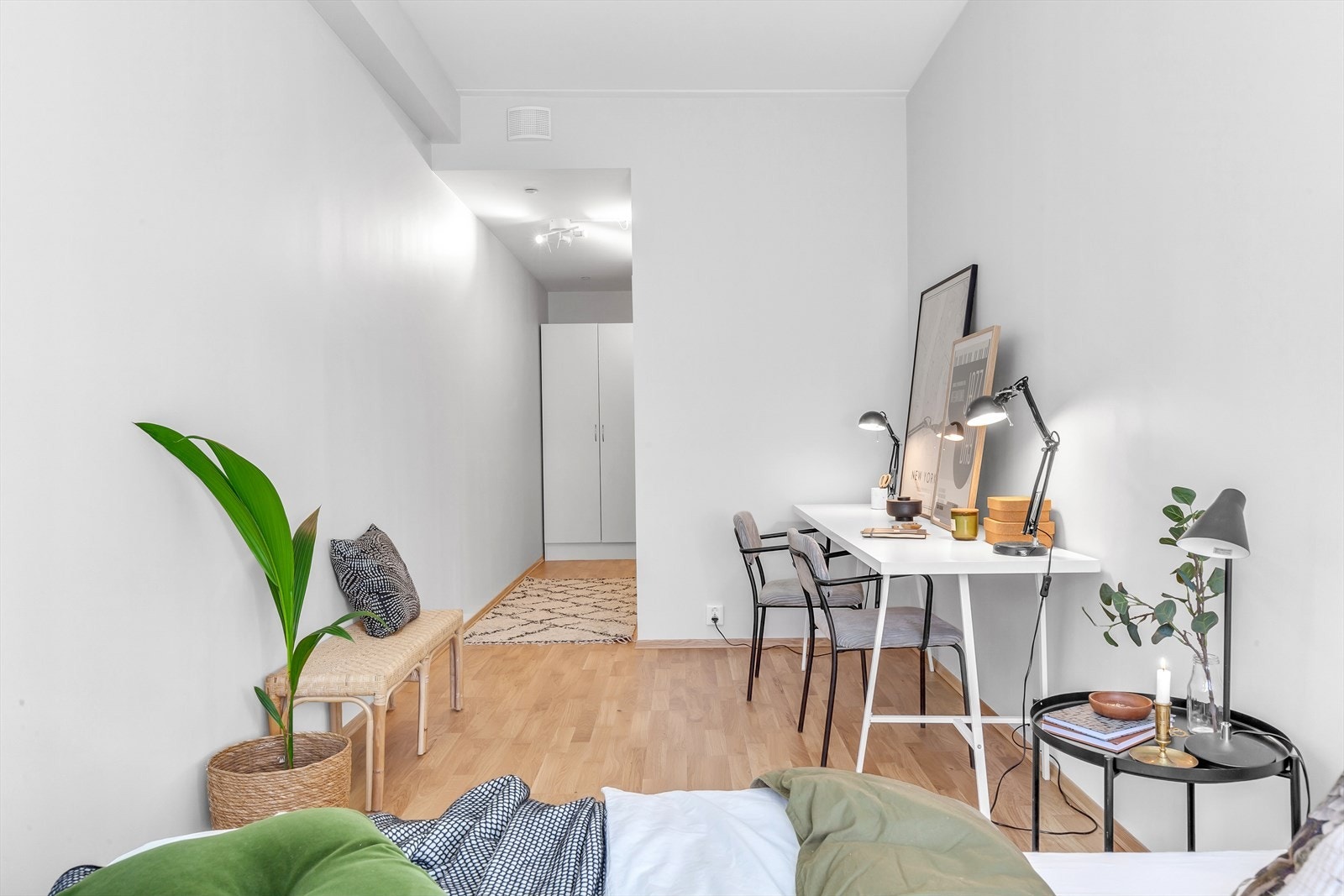Også her er det parkett på gulvet og balansert ventilasjon som i resten av leiligheten. Galleribilde