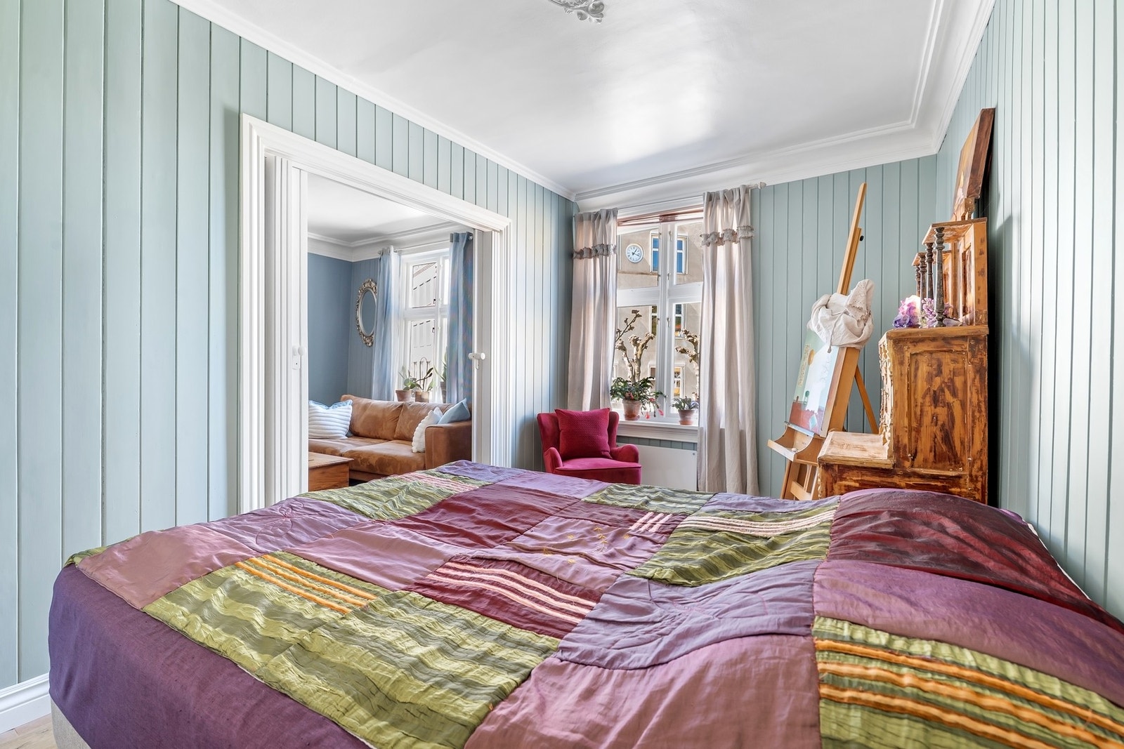 God plass til en dobbeltseng. Galleribilde