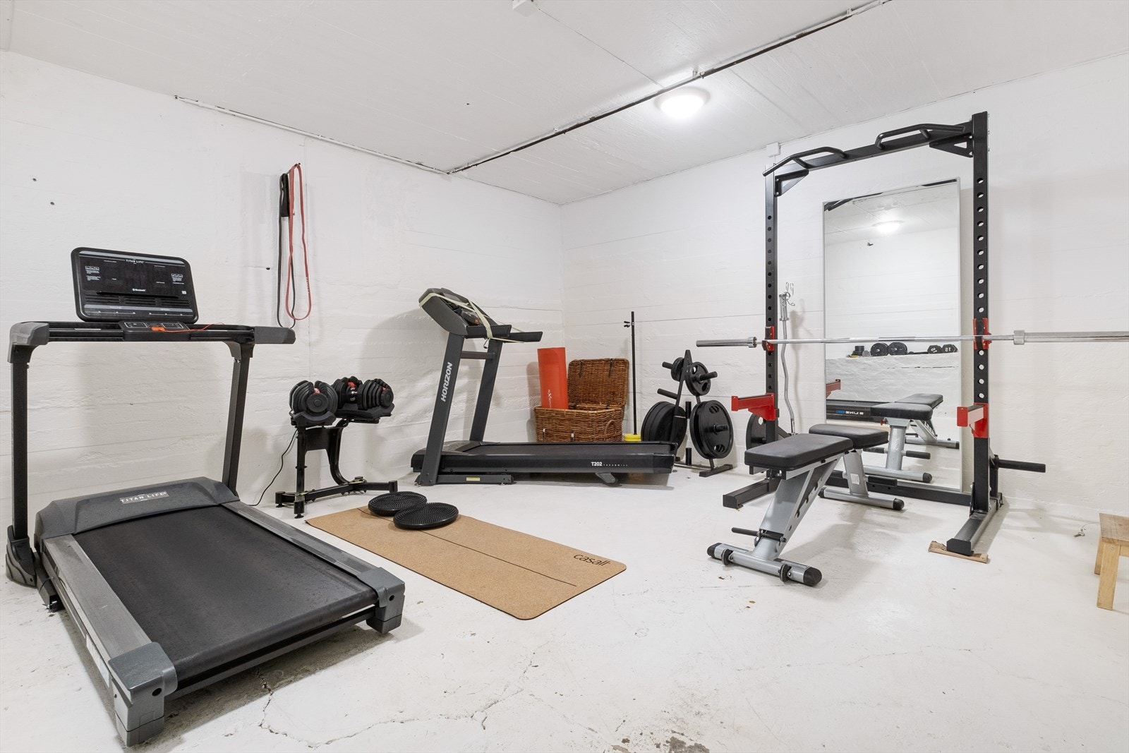 Felles treningsrom til fri benyttelse for beboerne. Galleribilde