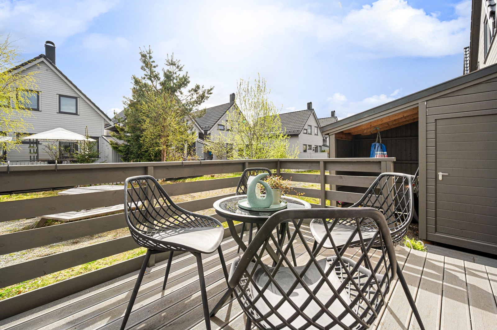 Det ble bygd ny terrasse i 2020. Galleribilde
