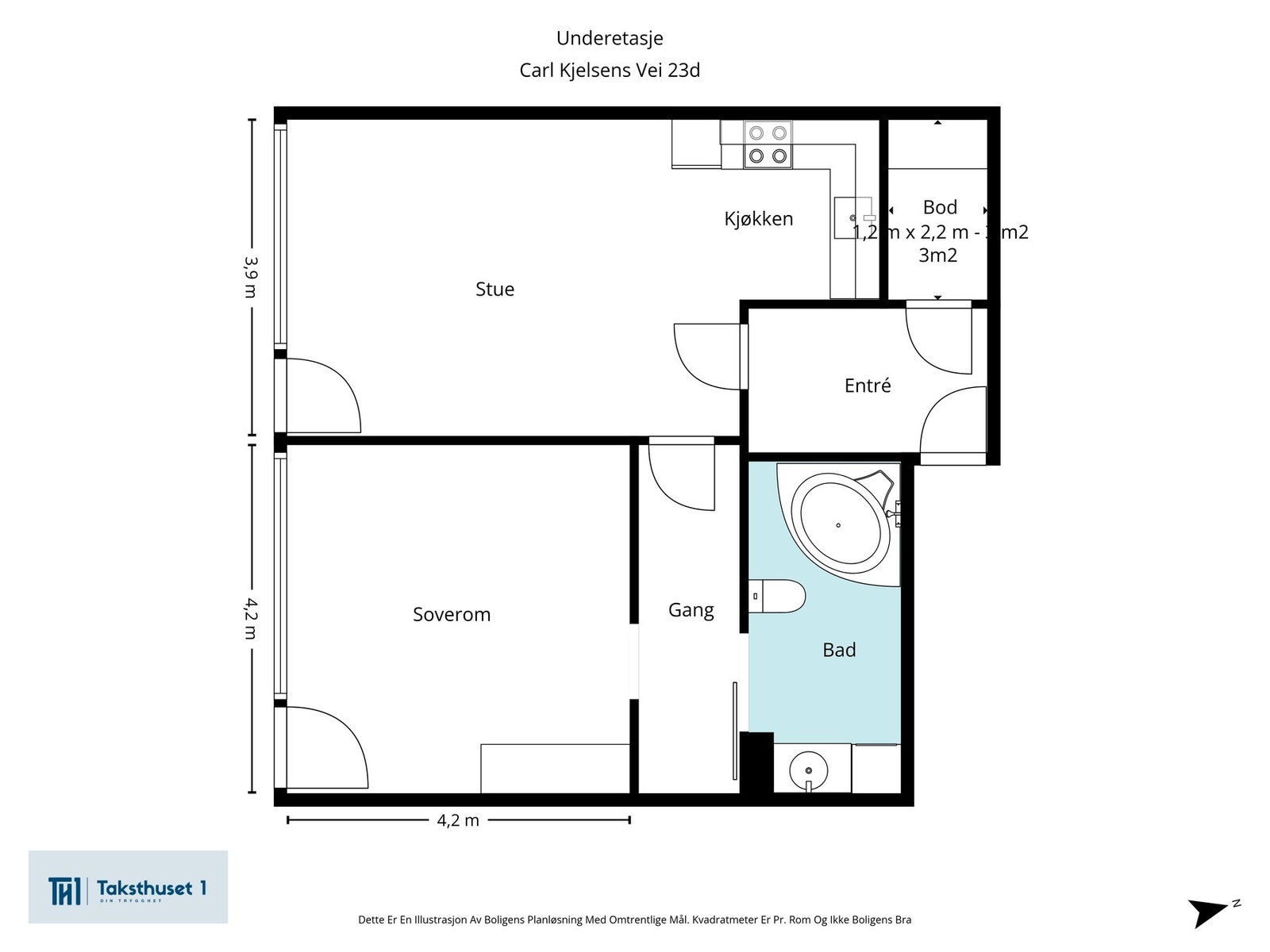 Plantegning Galleribilde