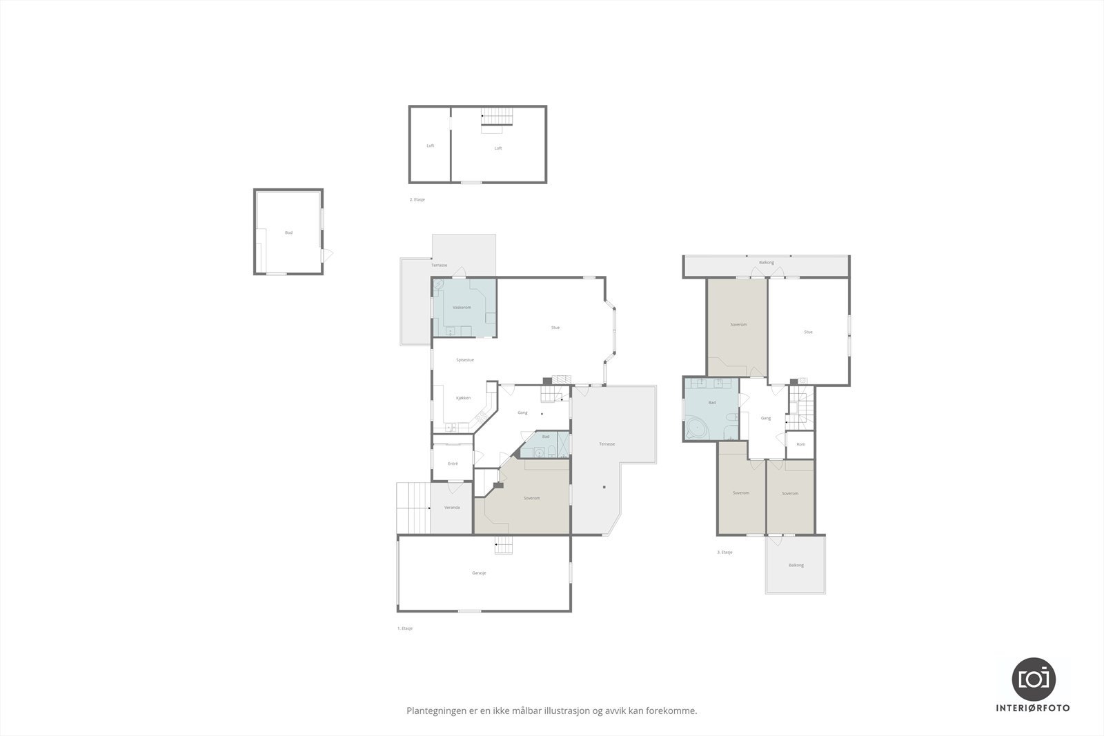 Plantegning Galleribilde