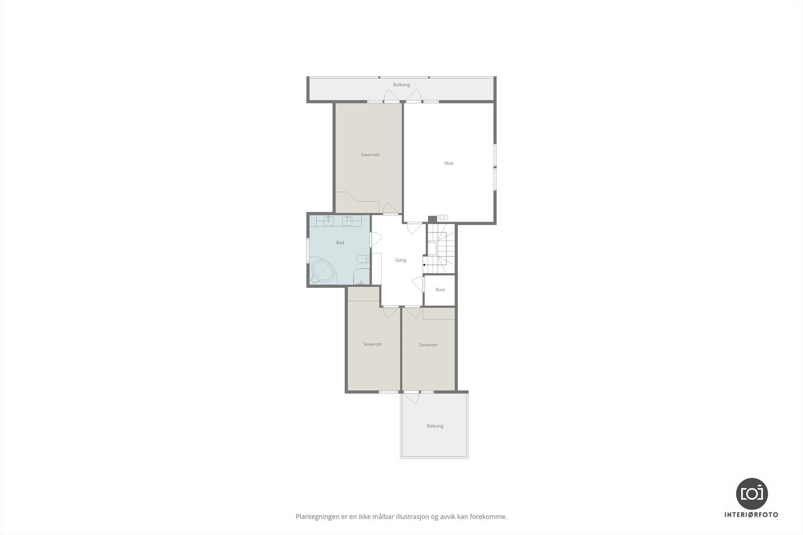 Plantegning Galleribilde