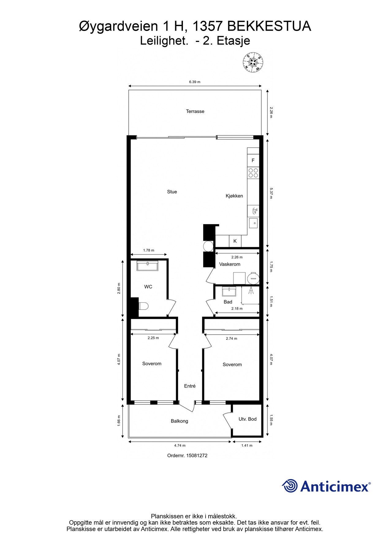 Plantegning Galleribilde