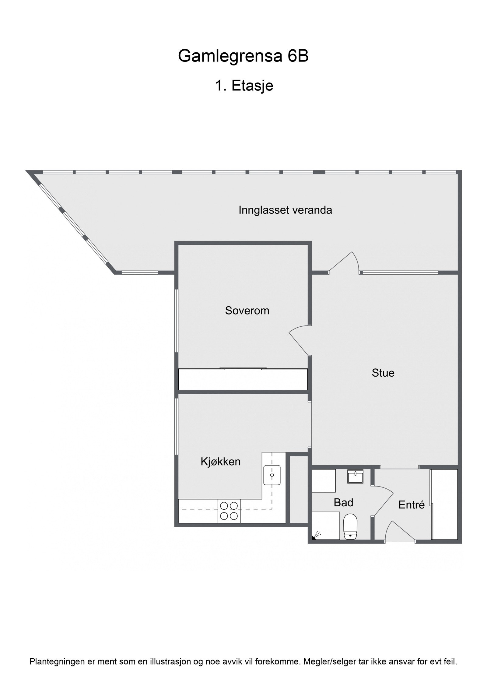 Plantegning Galleribilde