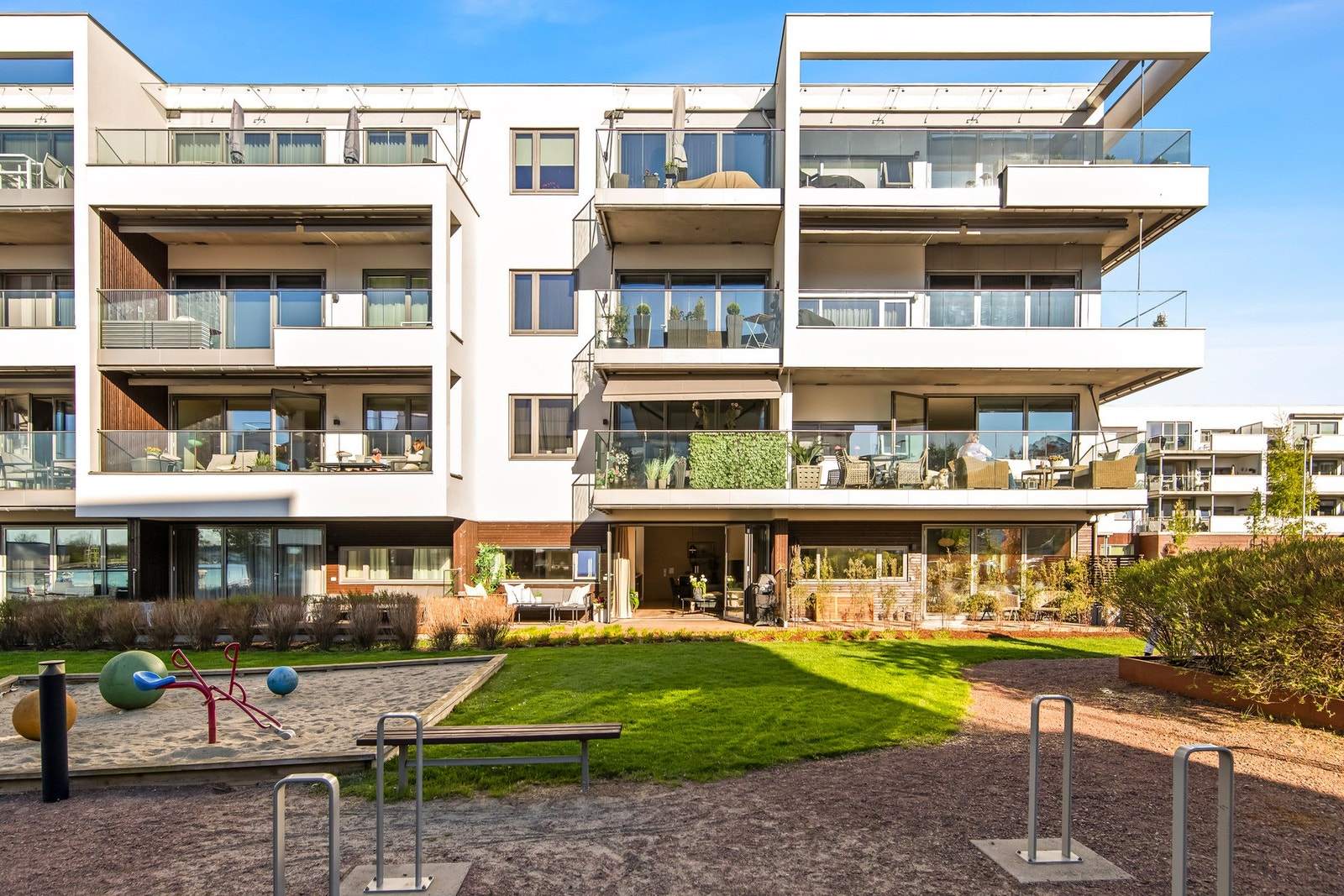 For små gjester er det etablert et eget område for utfoldelse og lek Galleribilde