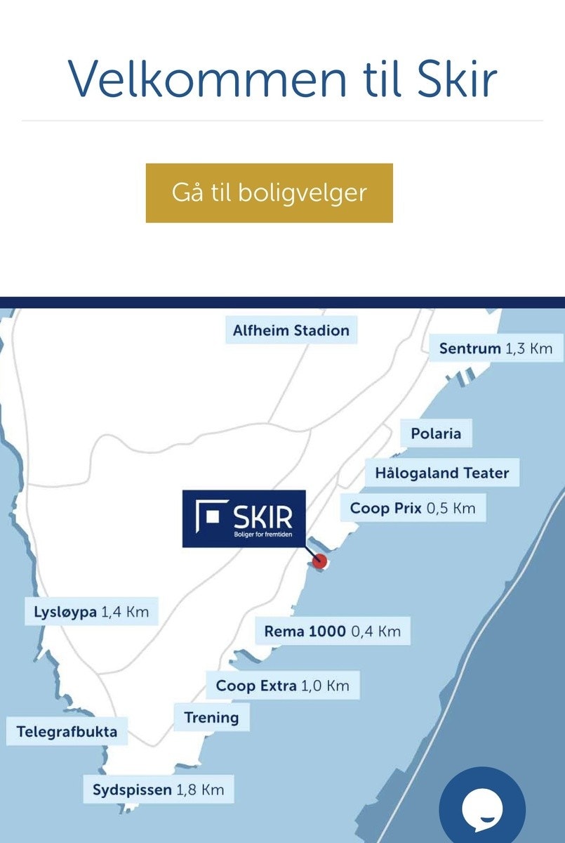 Attraktiv beliggenhet på Sør-Tromsøya Galleribilde