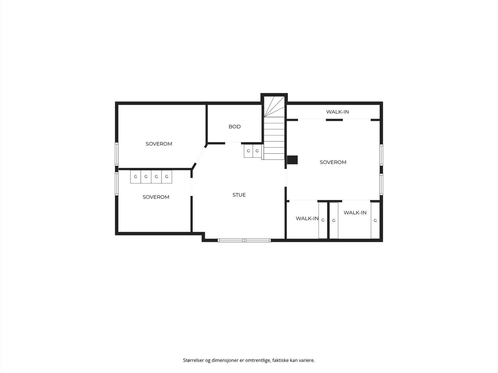 Plantegning 2.etg. Galleribilde