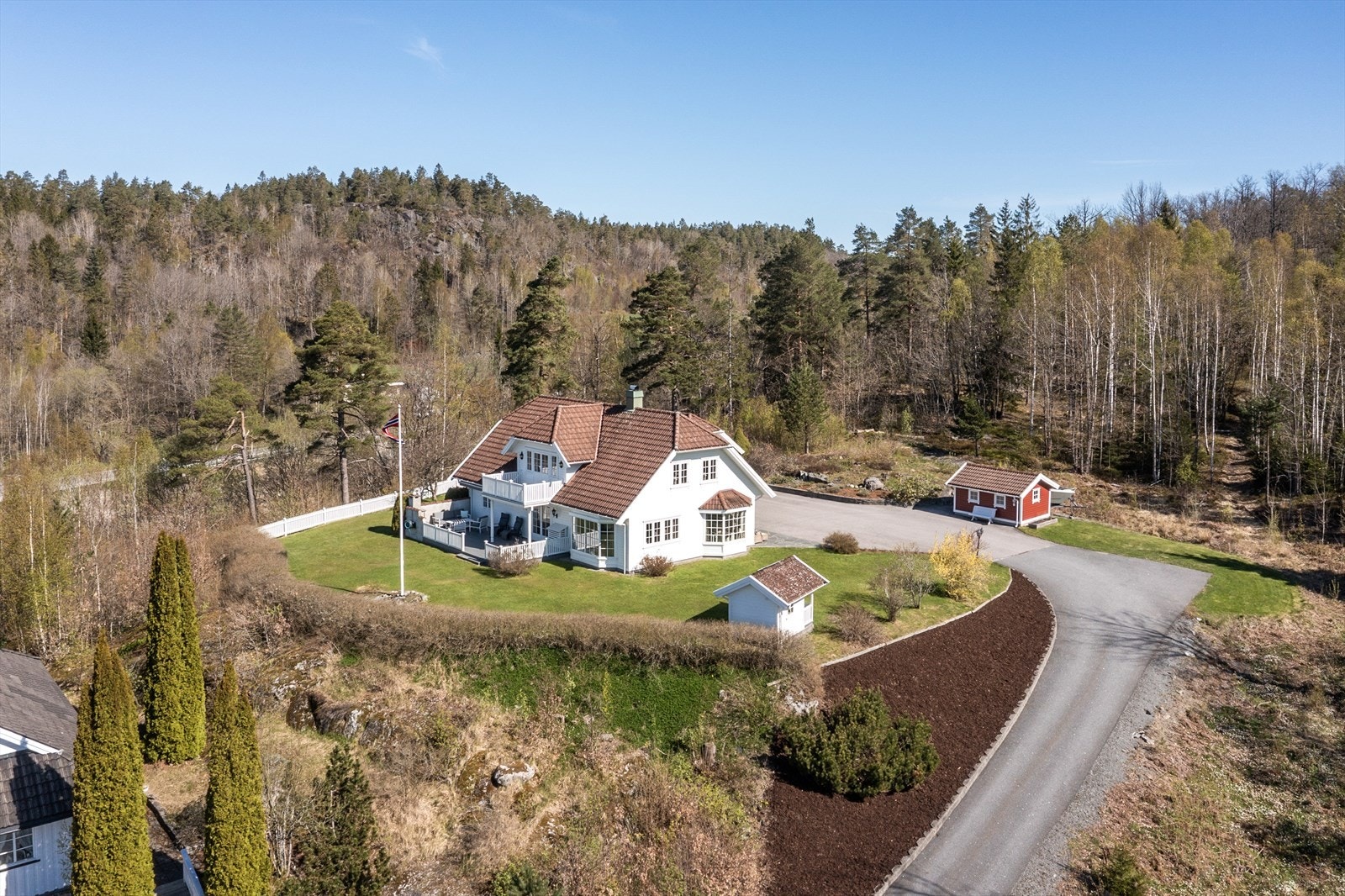 Dronefoto Galleribilde