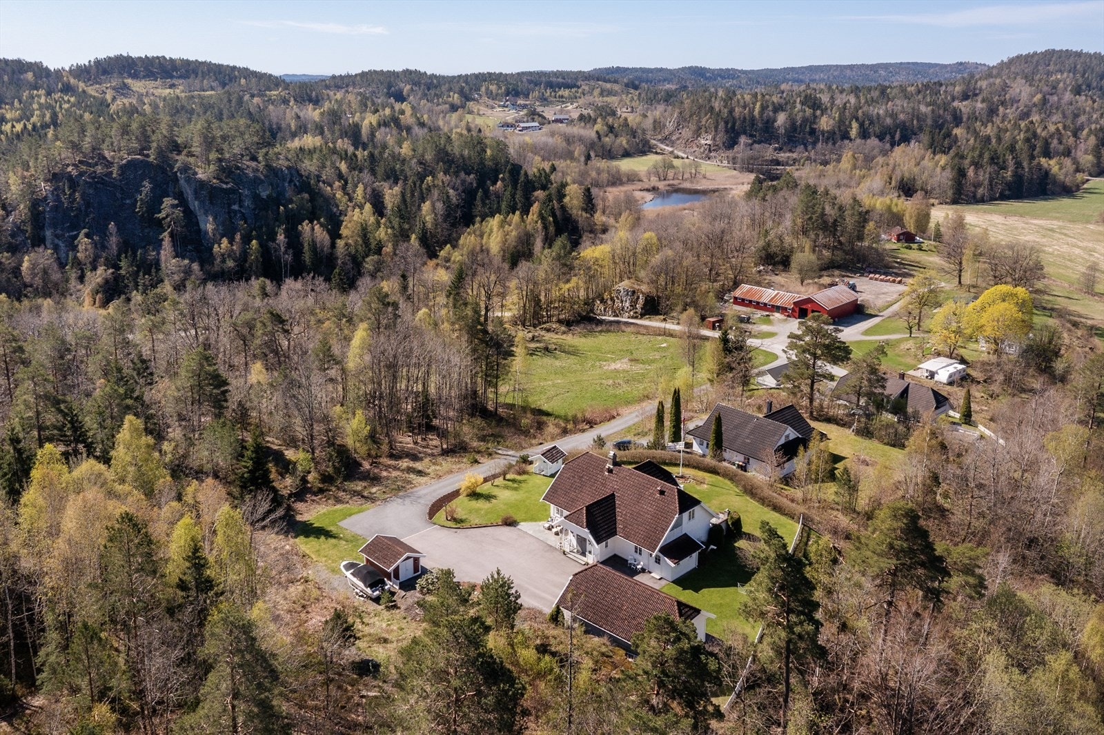 Dronefoto Galleribilde