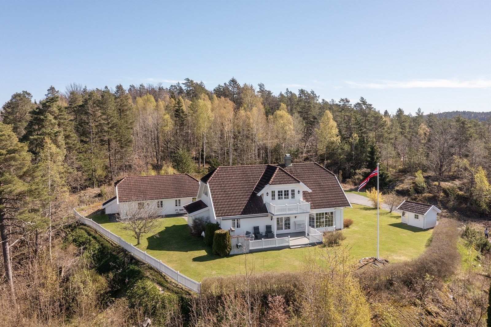 Dronefoto Galleribilde