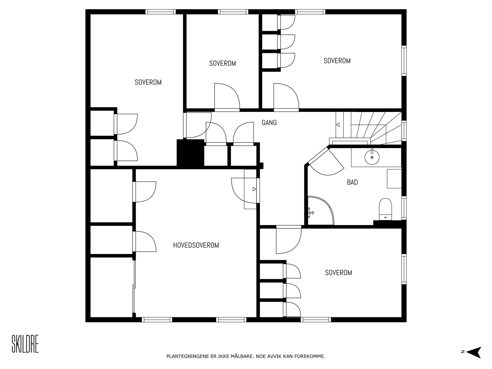 Plantegning Galleribilde
