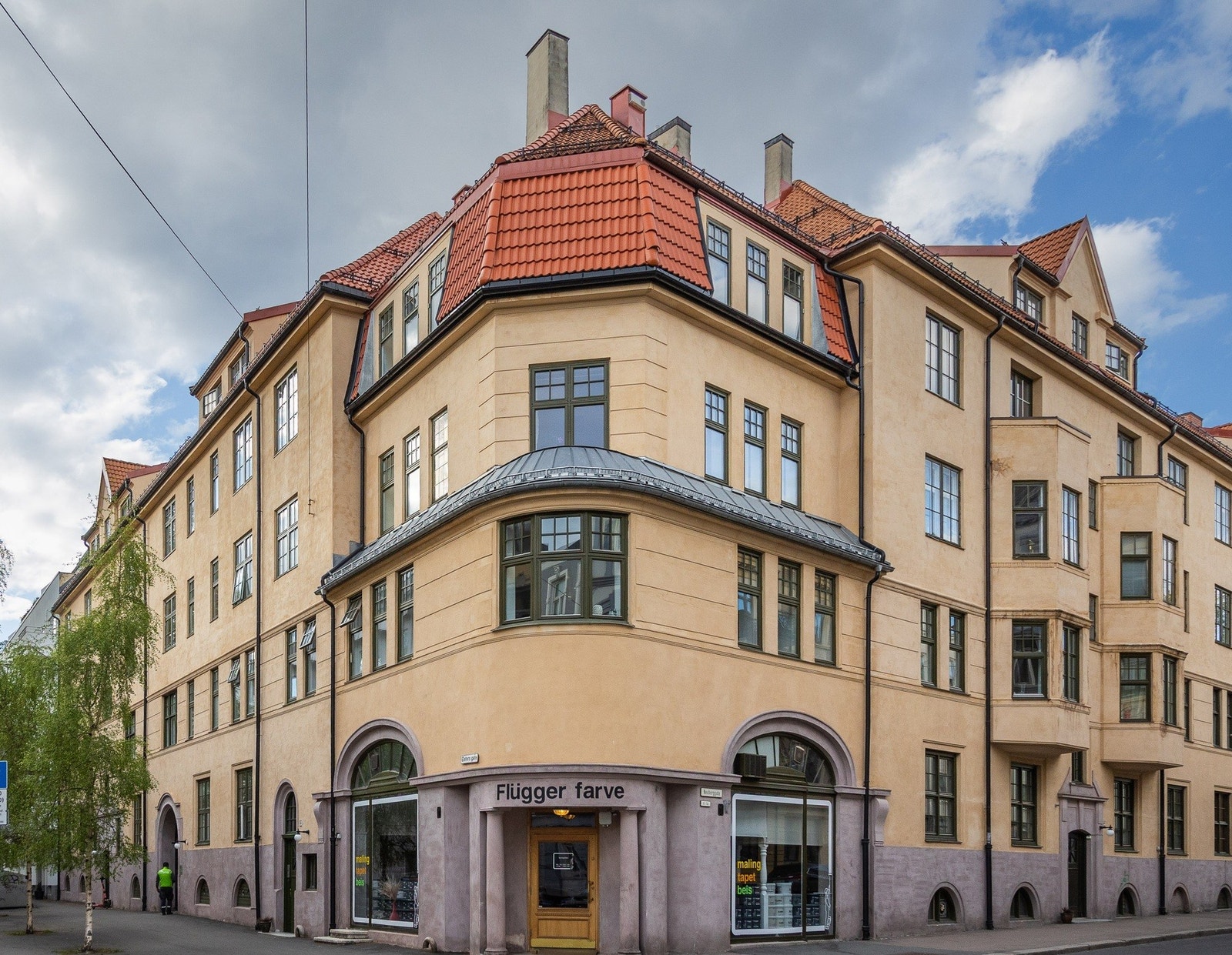 Leiligheten har inngang fra Elsters gate - godt tilbaketrukket fra Neuberggata Galleribilde