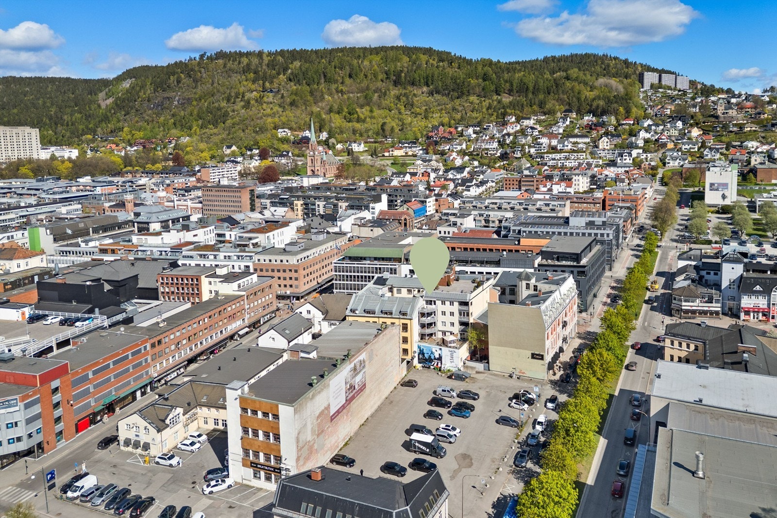 Beliggenheten på Bragernes-siden gir umiddelbar nærhet til byliv, kultur og servicetilbud. Galleribilde