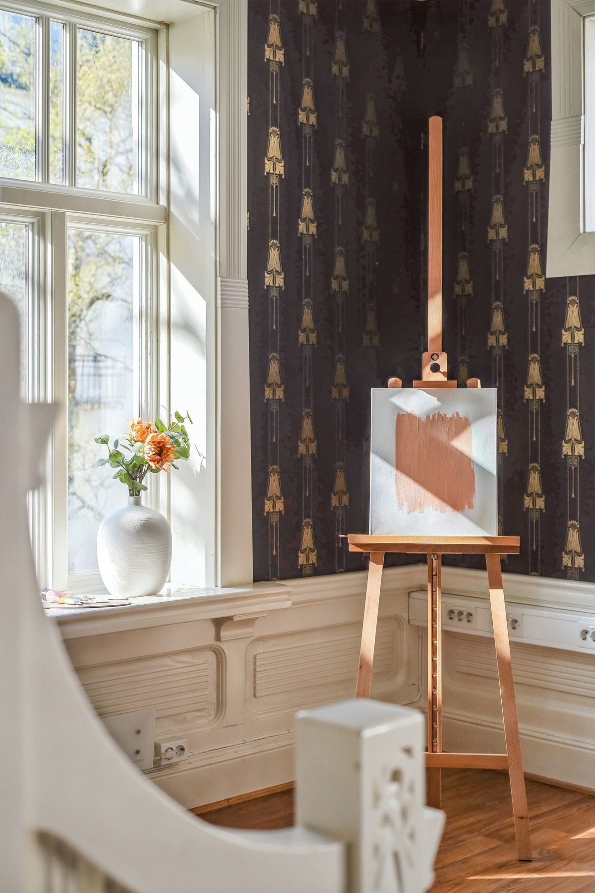 Stuen innbyr til hygge fra tidlig morgen til sent på kveld. Galleribilde