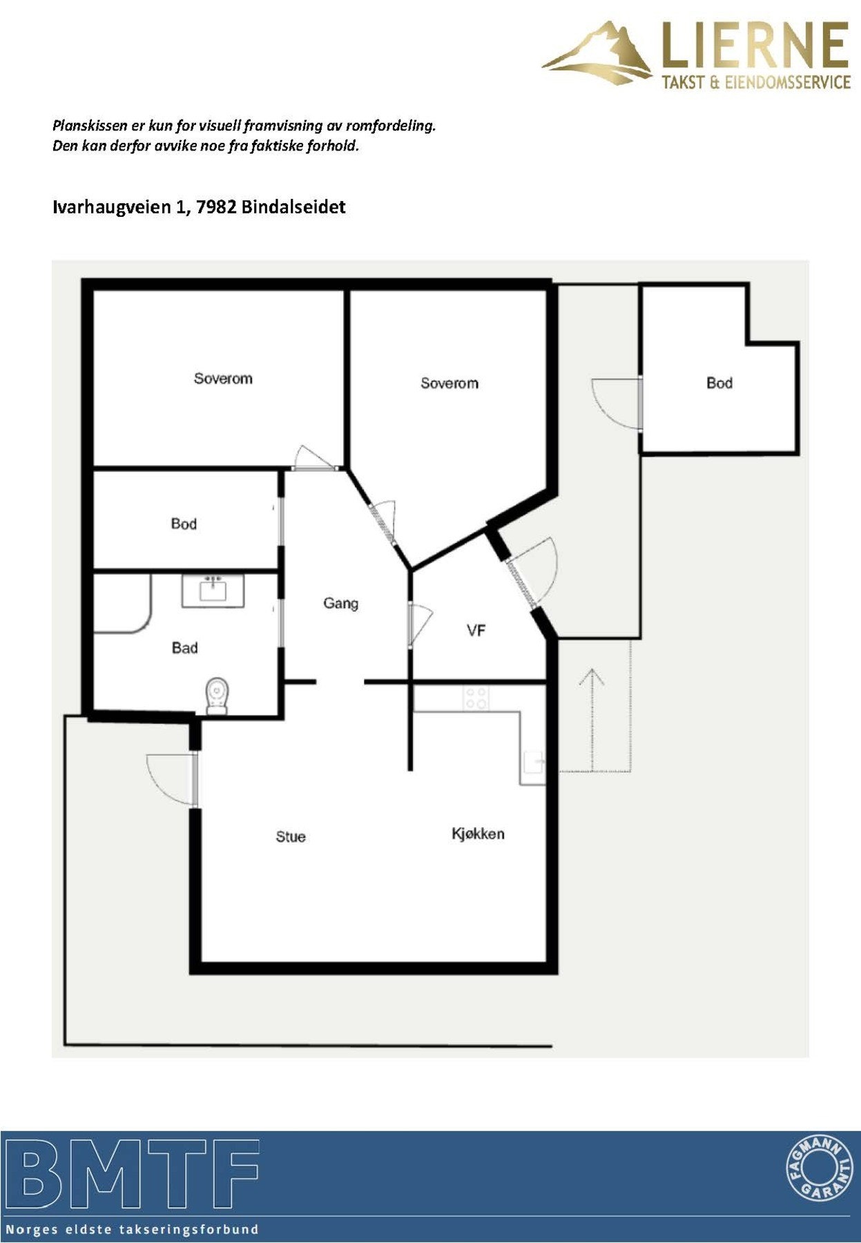 Planskisse. Galleribilde