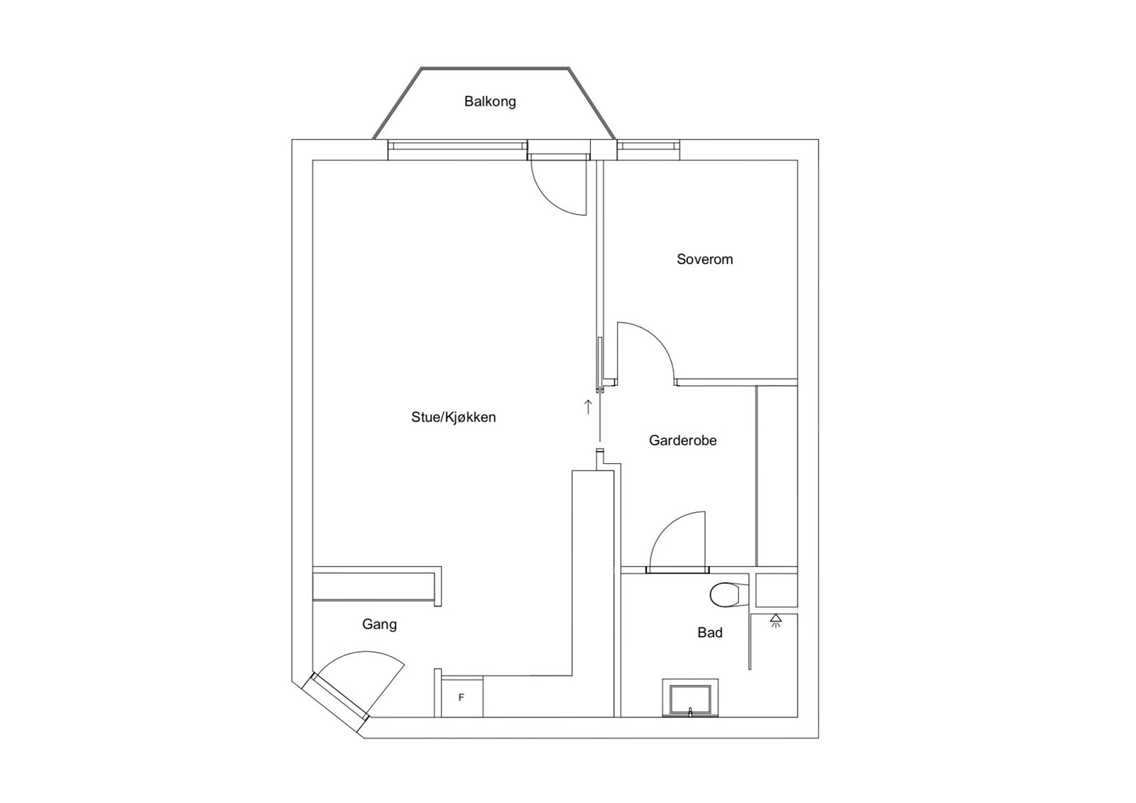 Plantegning Galleribilde