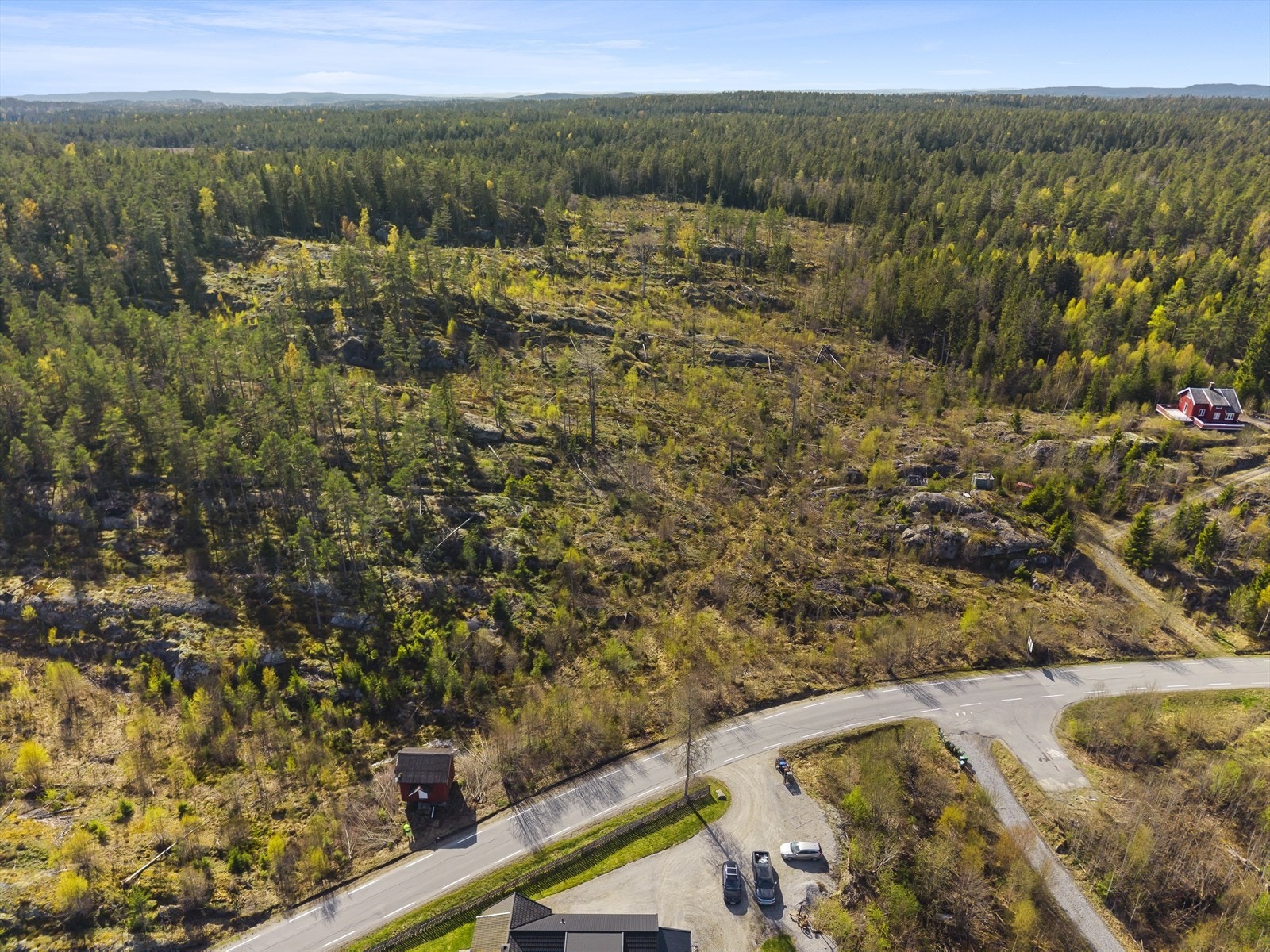 Dronefoto Galleribilde