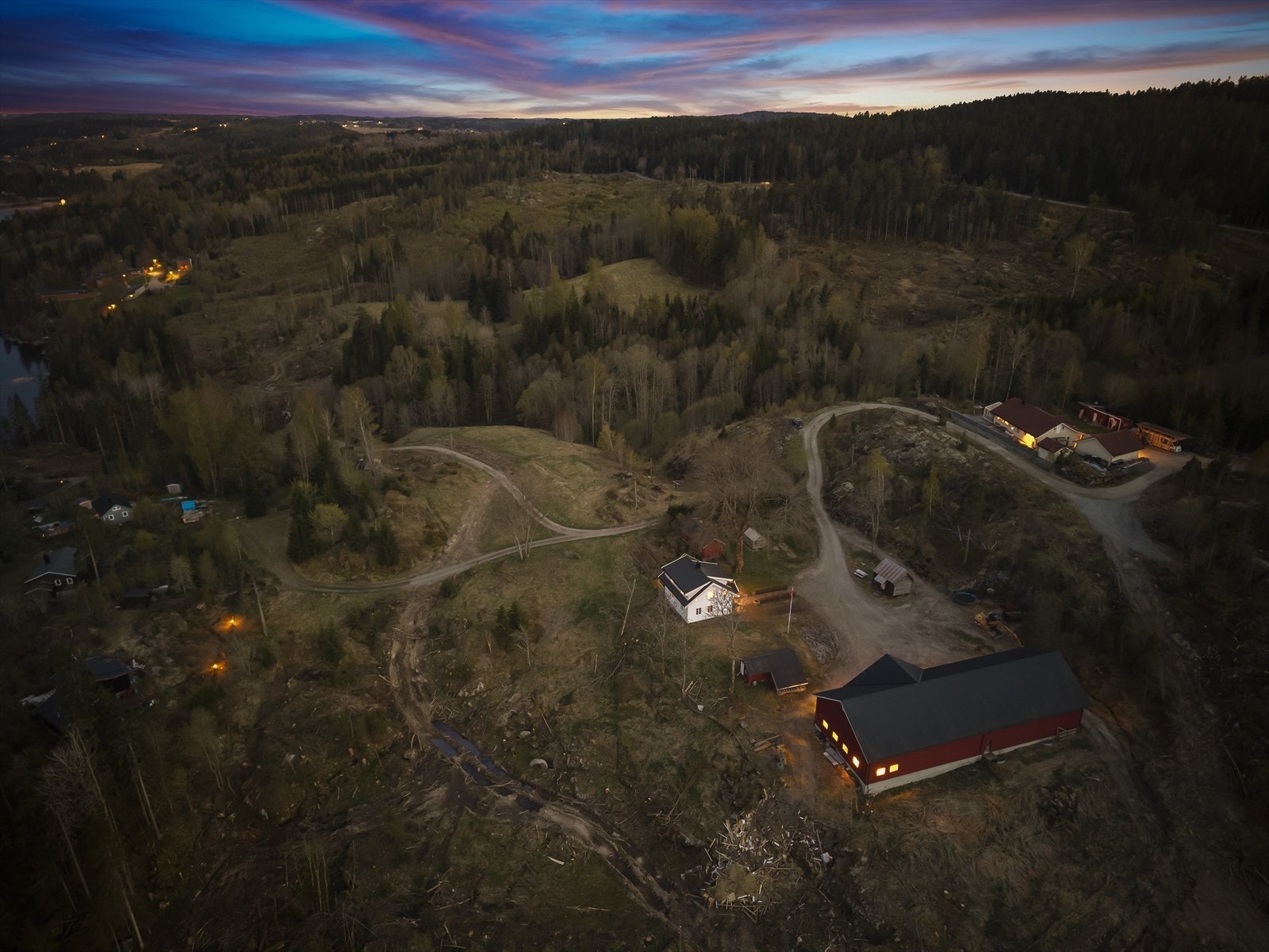 Dronefoto Galleribilde