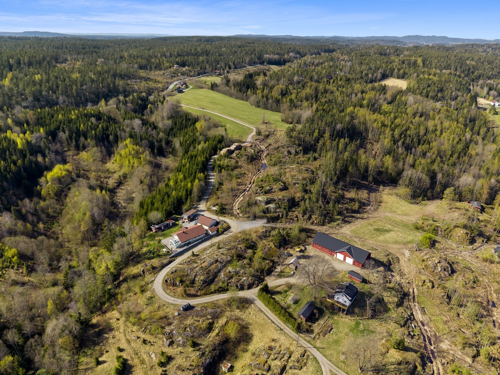 Dronefoto Galleribilde