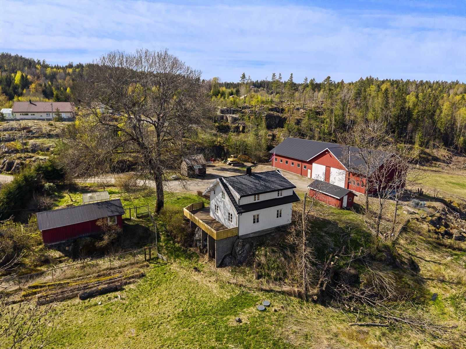 Dronefoto Galleribilde