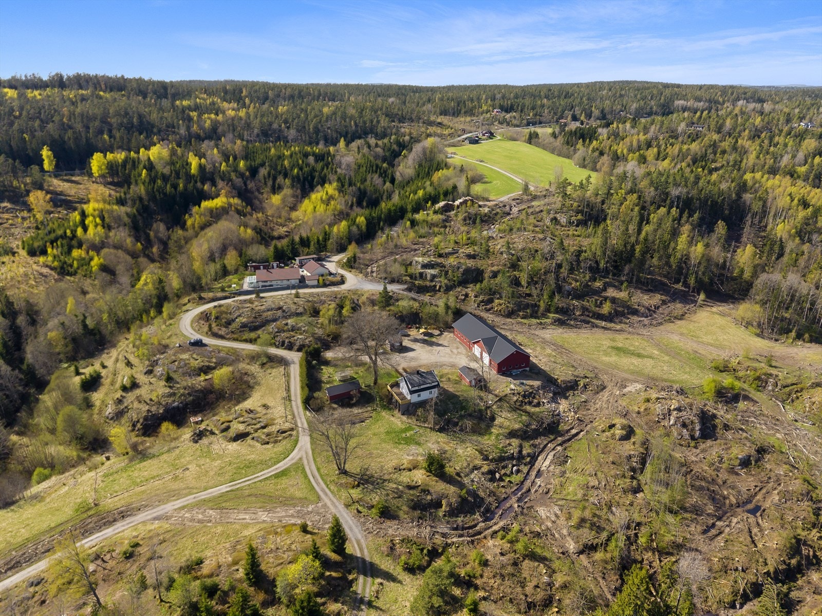 Dronefoto Galleribilde
