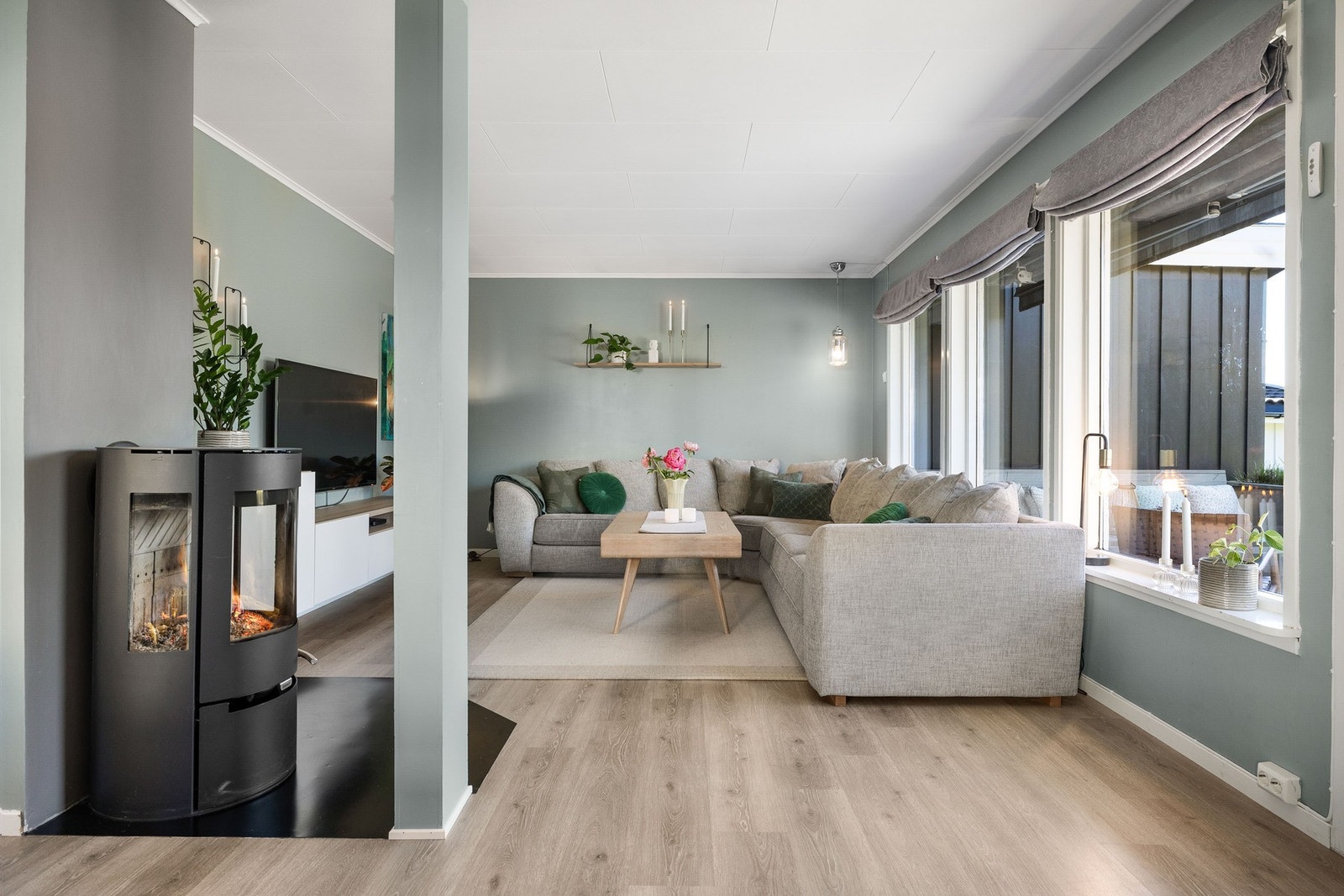 Her er det god plass til stor sittegruppe! Galleribilde