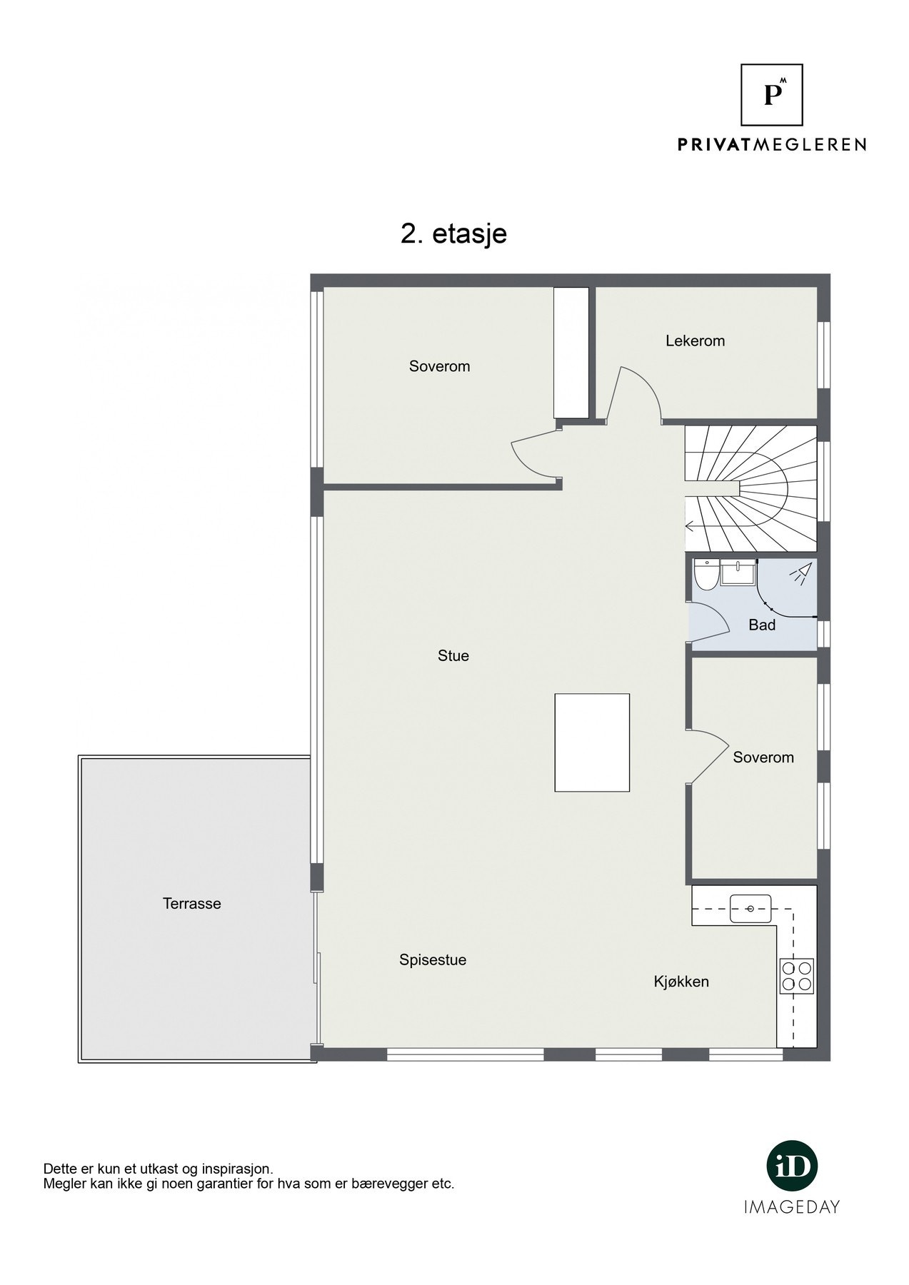 Planskisse 2. etasje Galleribilde