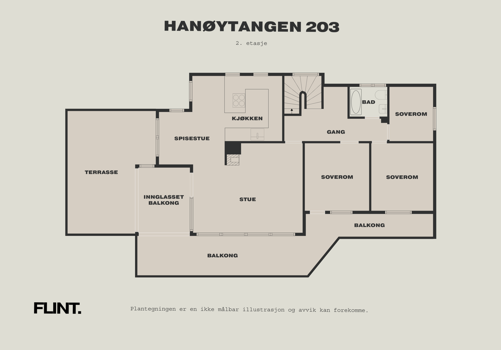 Plantegning 2.etasje Galleribilde