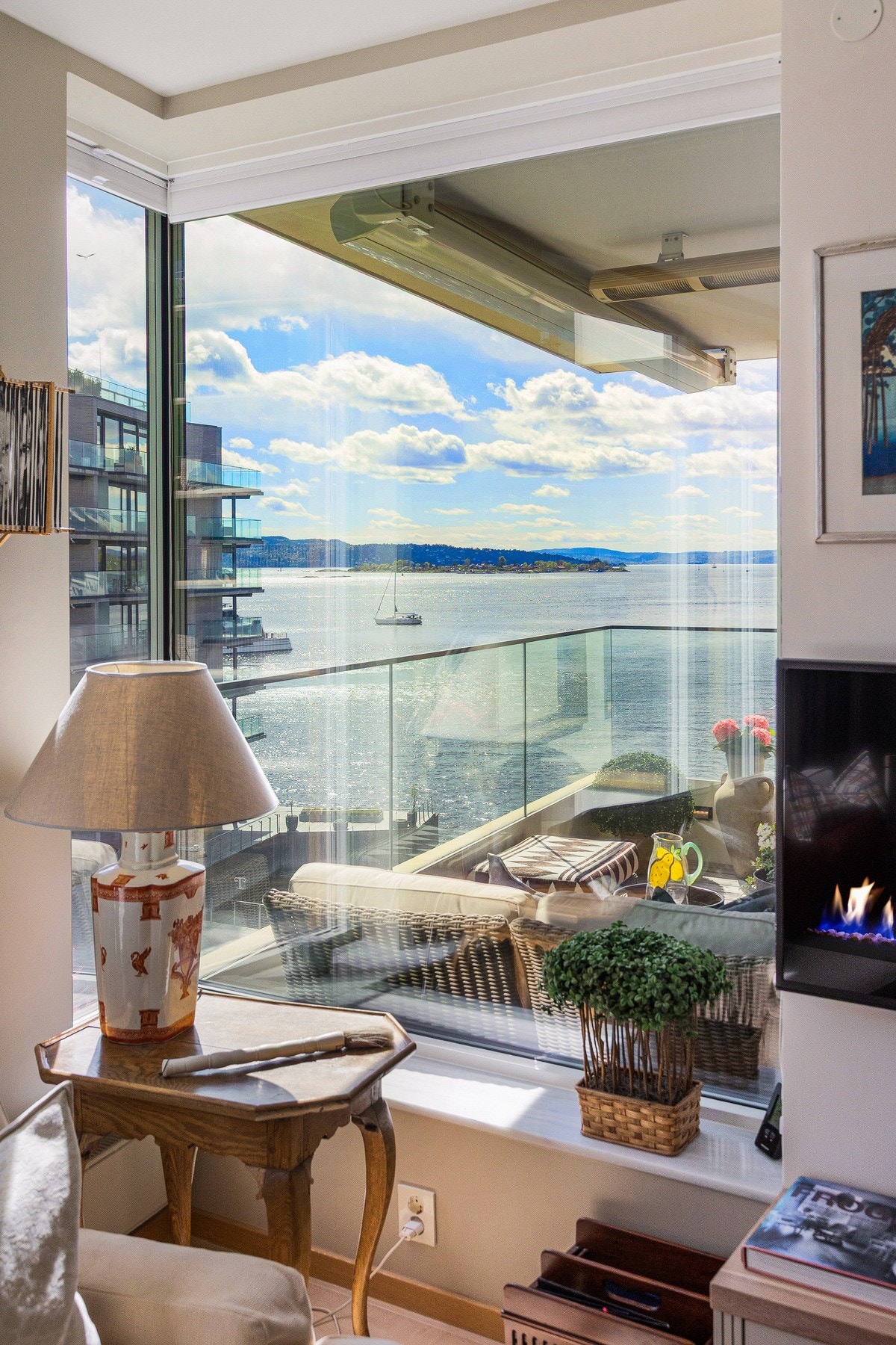 Utsikt fra stuen Galleribilde