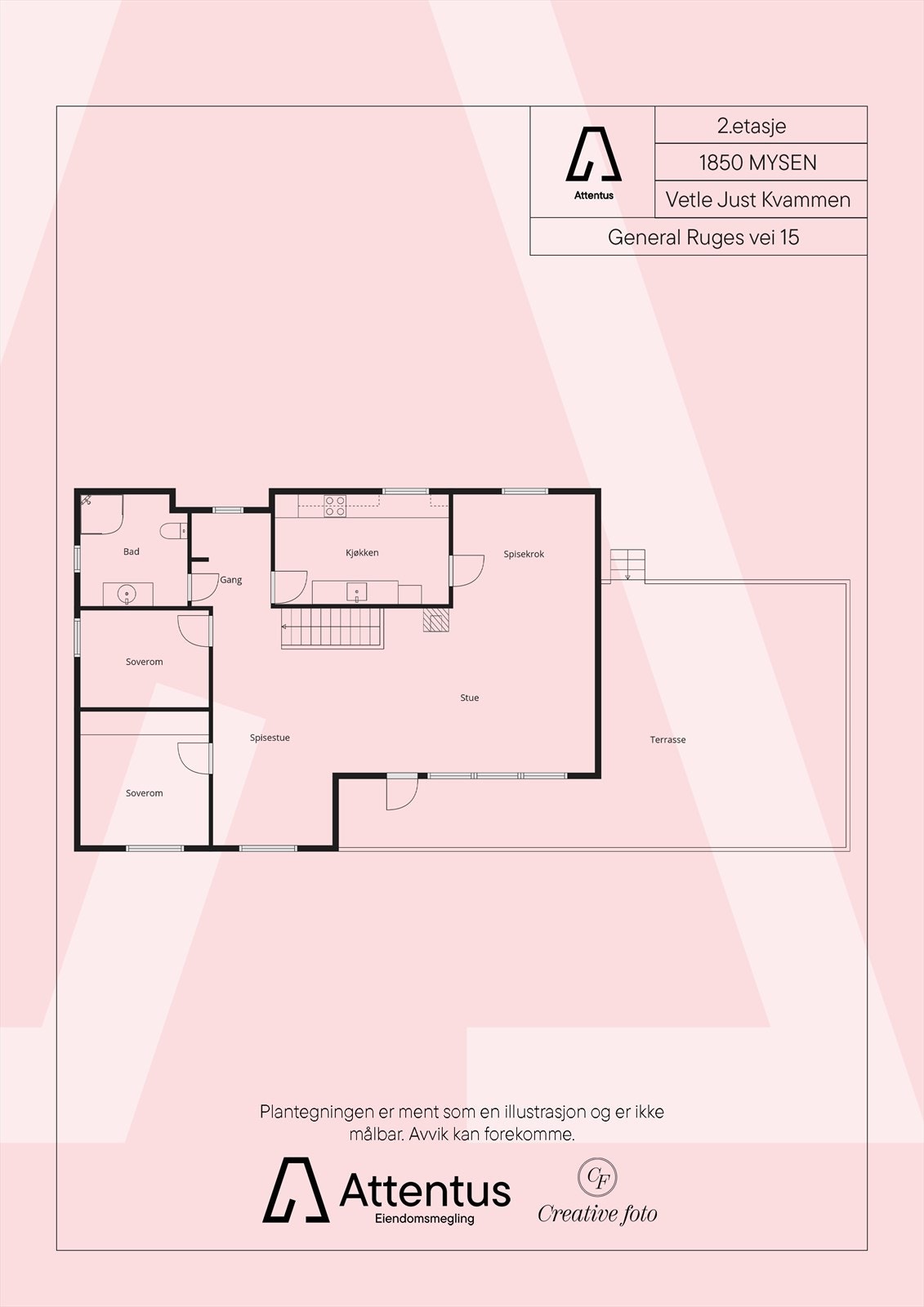 Plantegning Galleribilde