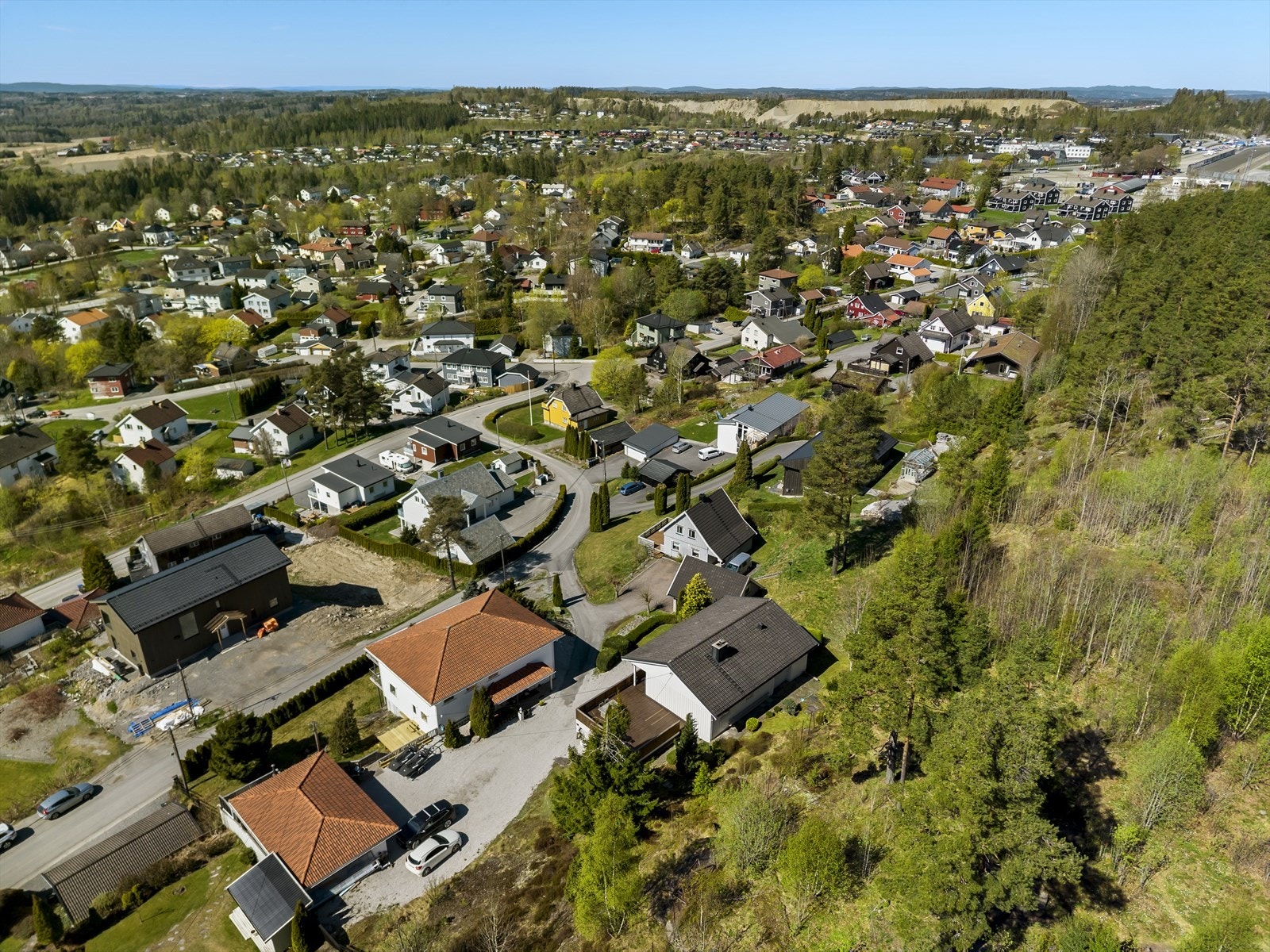 Dronefoto Galleribilde