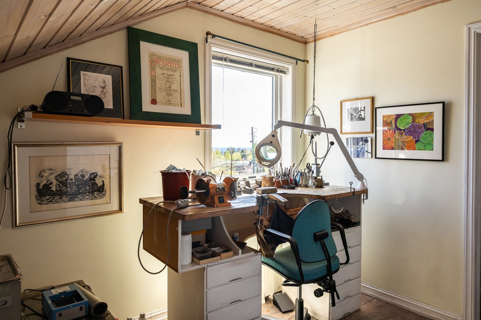 Det tredje rommet passer godt som barnerom, kontor eller gjesterom. Galleribilde
