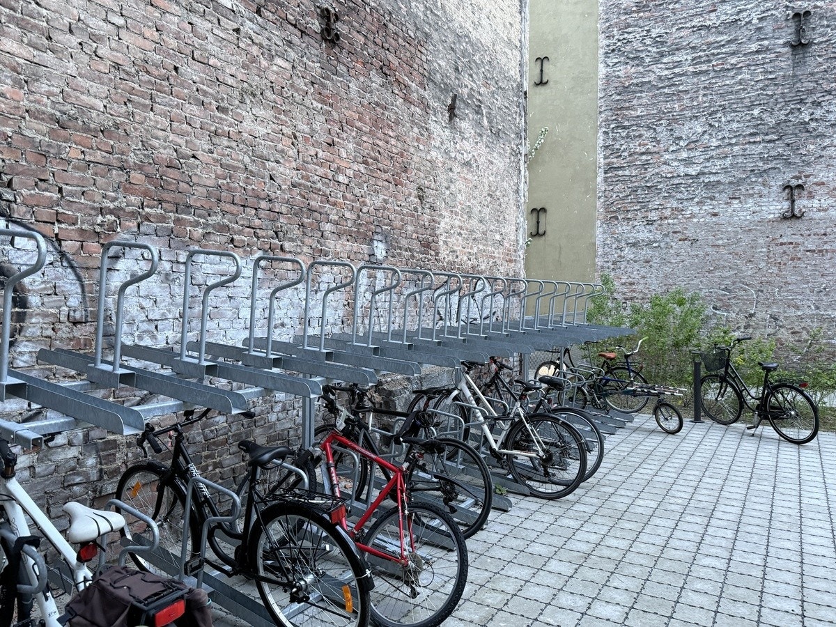 Sykkelparkering Galleribilde