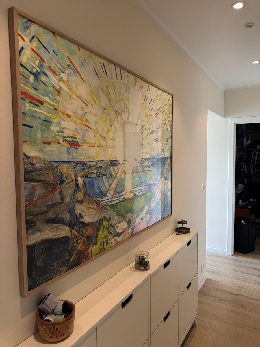 Malleri i gang og skoskap Galleribilde