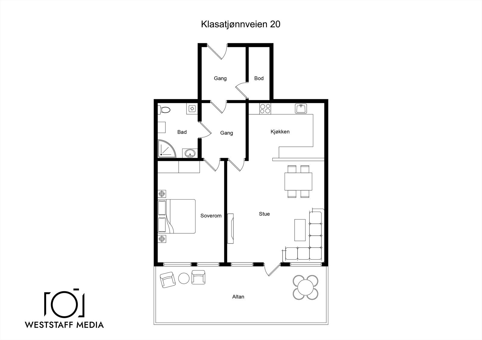 Planskisse Galleribilde