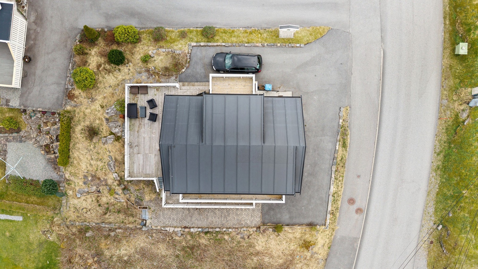 Store utearealer. Galleribilde