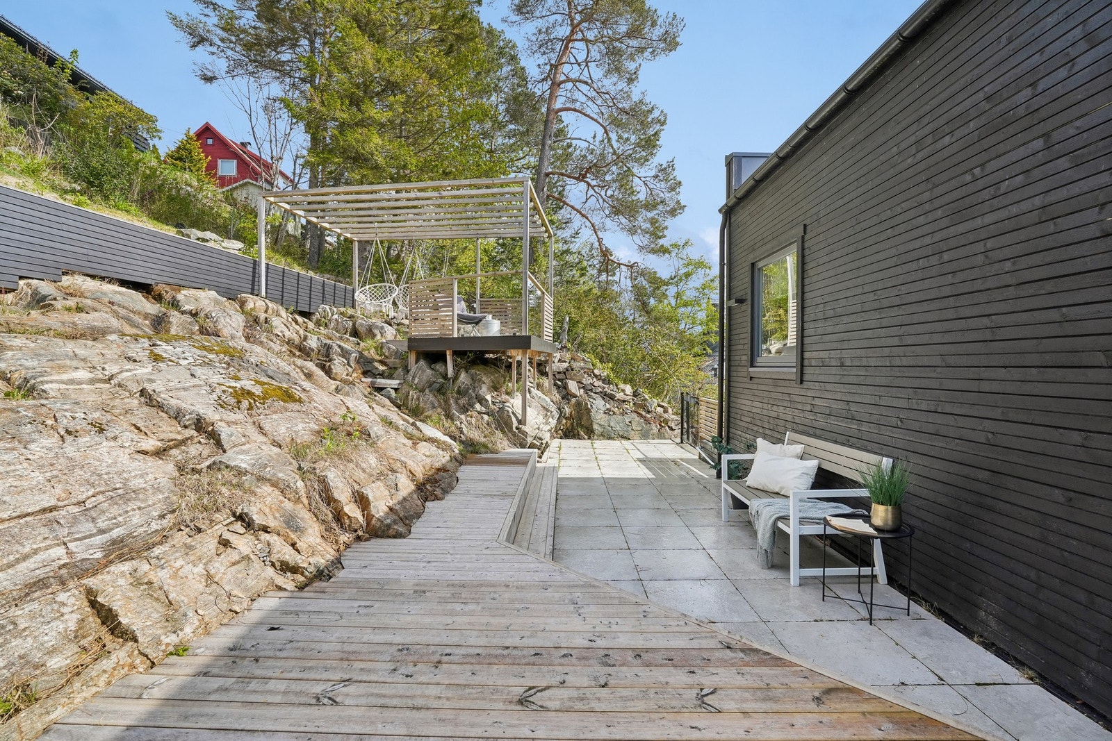 Et skjermet uteområde perfekt for rolige stunder. Galleribilde