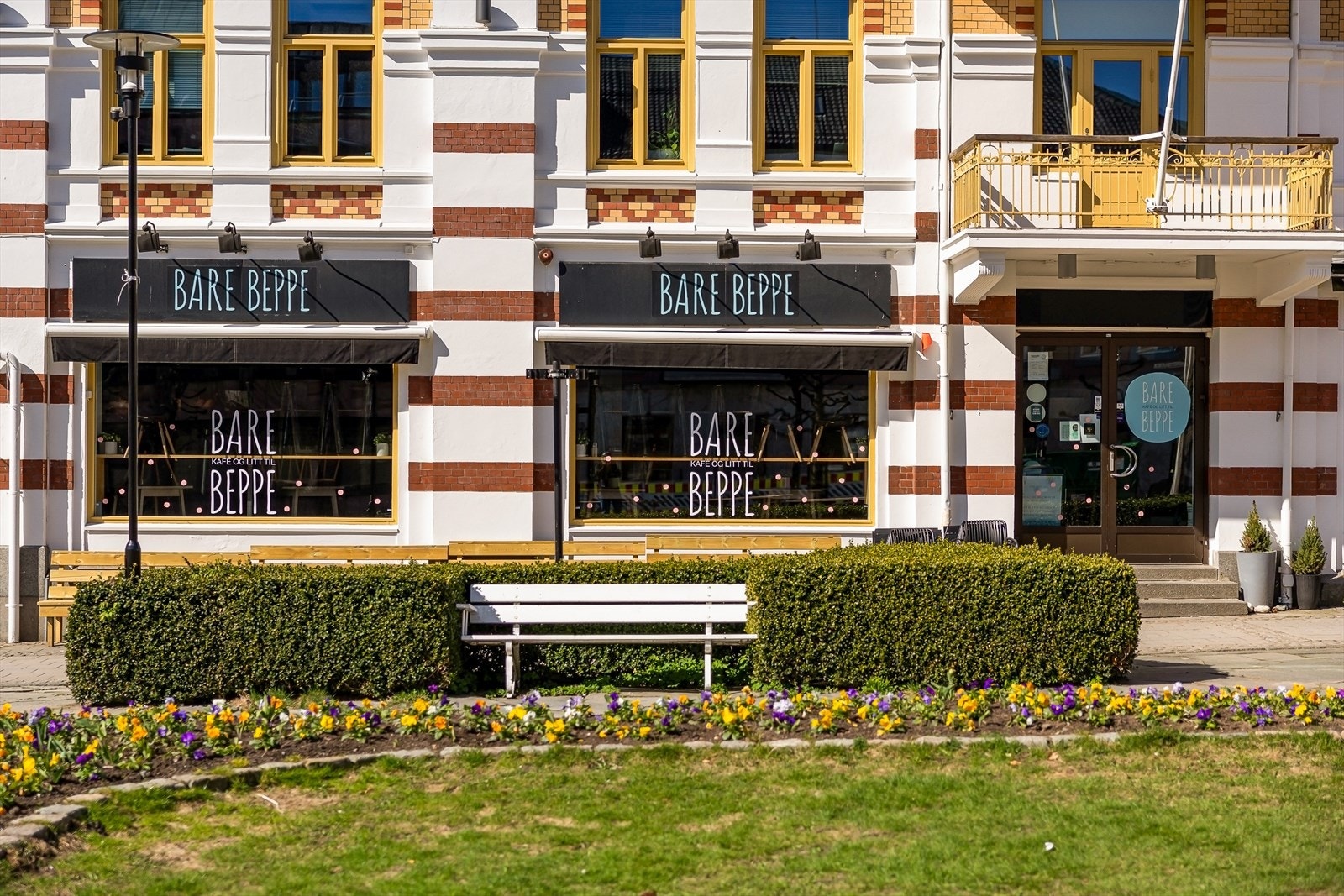 Bare Beppe er en av flere hyggelige serveringssteder i nabolaget. Galleribilde
