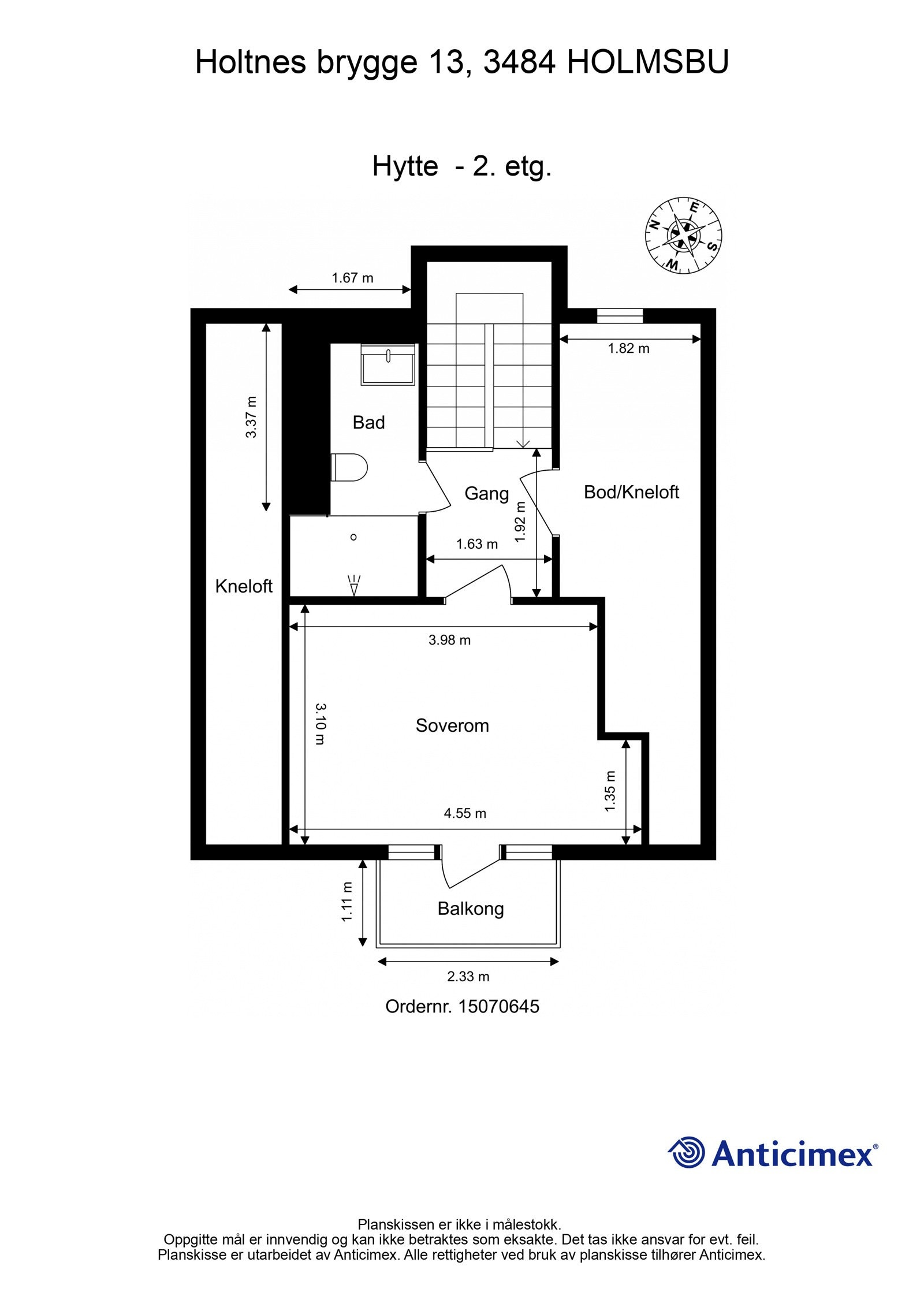 Plantegning 2.etasje. Galleribilde