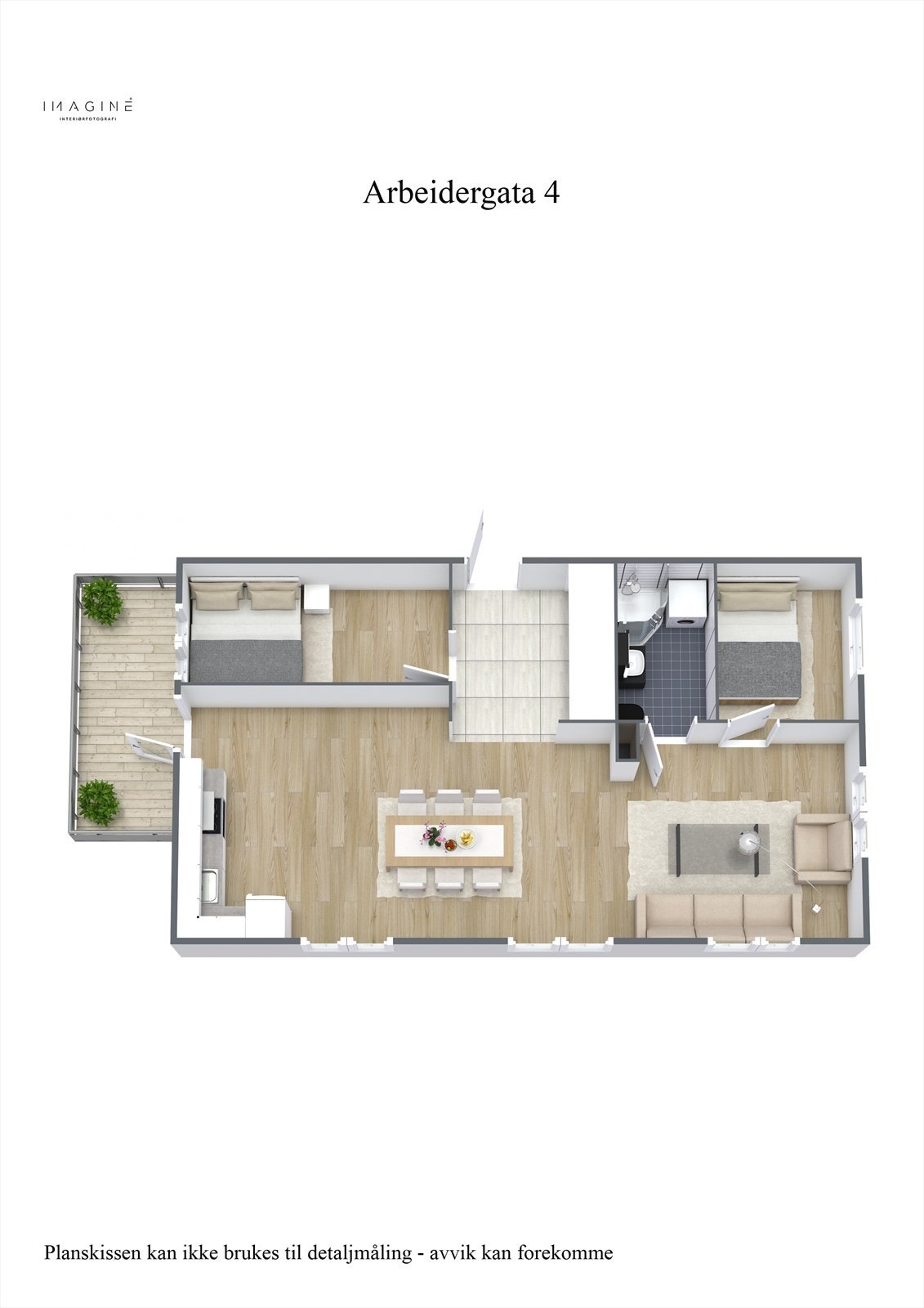 Arbeidergata 4 - 3D Galleribilde