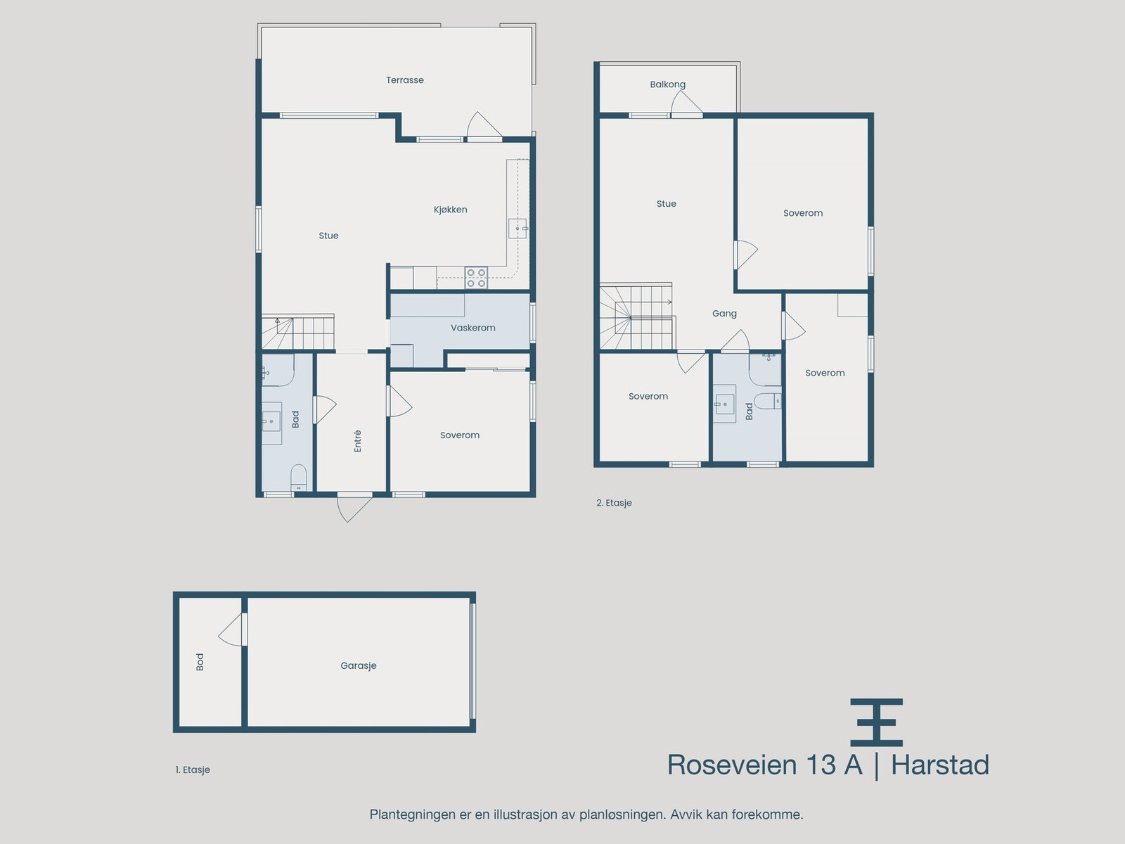Plantegning samlet Galleribilde