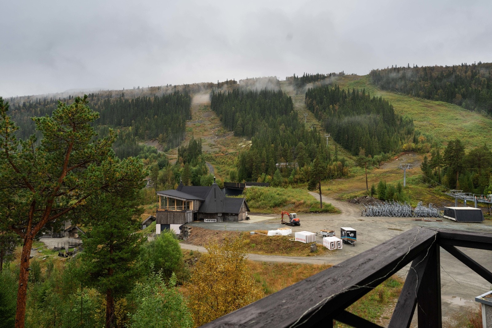 Flott utsikt utover Galleribilde
